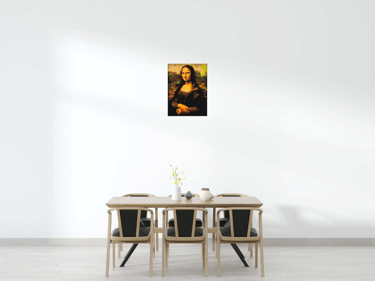 The Mona Lisa by Leonardo Da Vinci - Brick Art Mosaic Kit 3x4 large