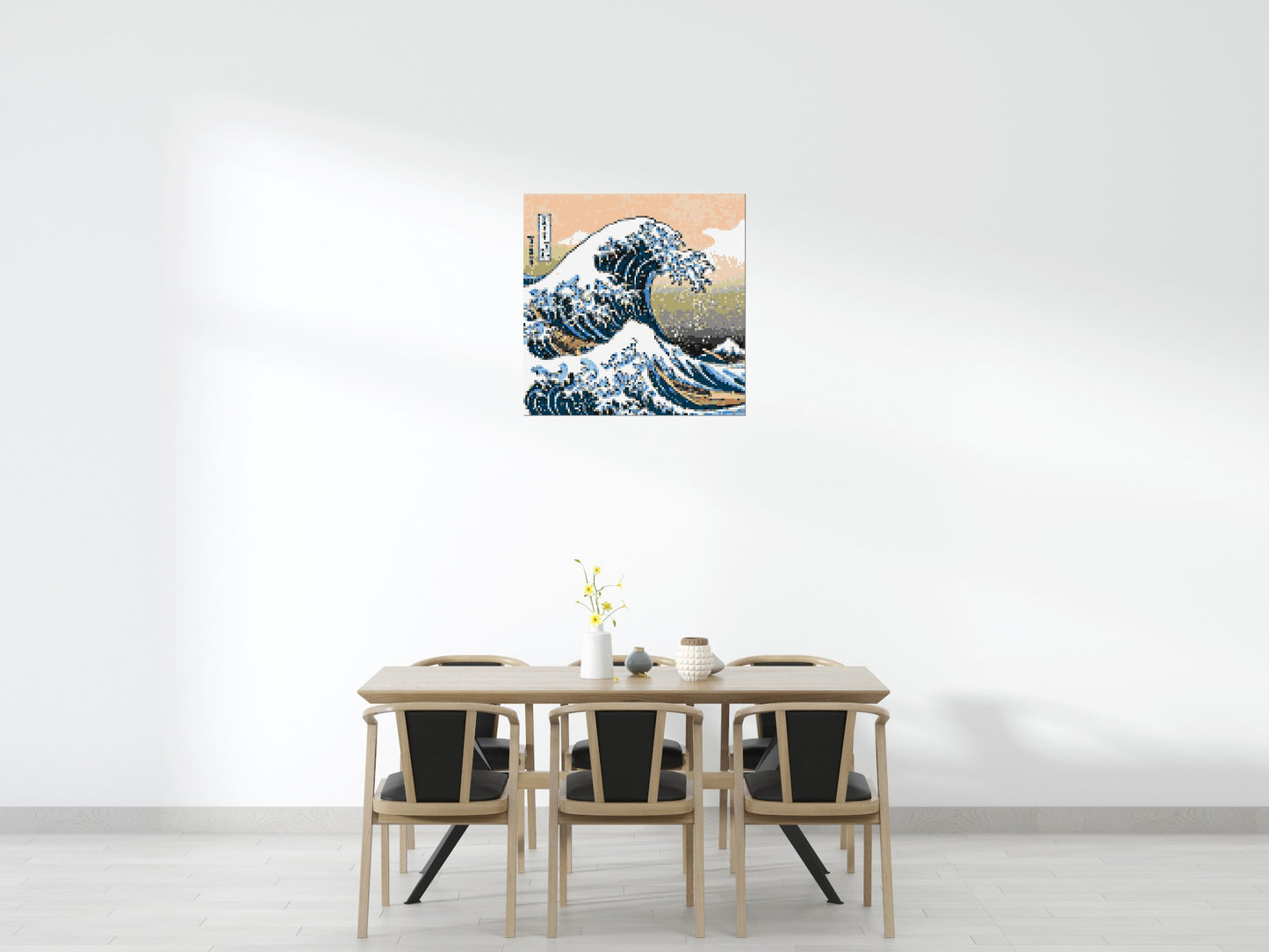 The Great Wave Off Kanagawa by Katsushika Hokusai  - Brick Art Mosaic Kit 5x5 large