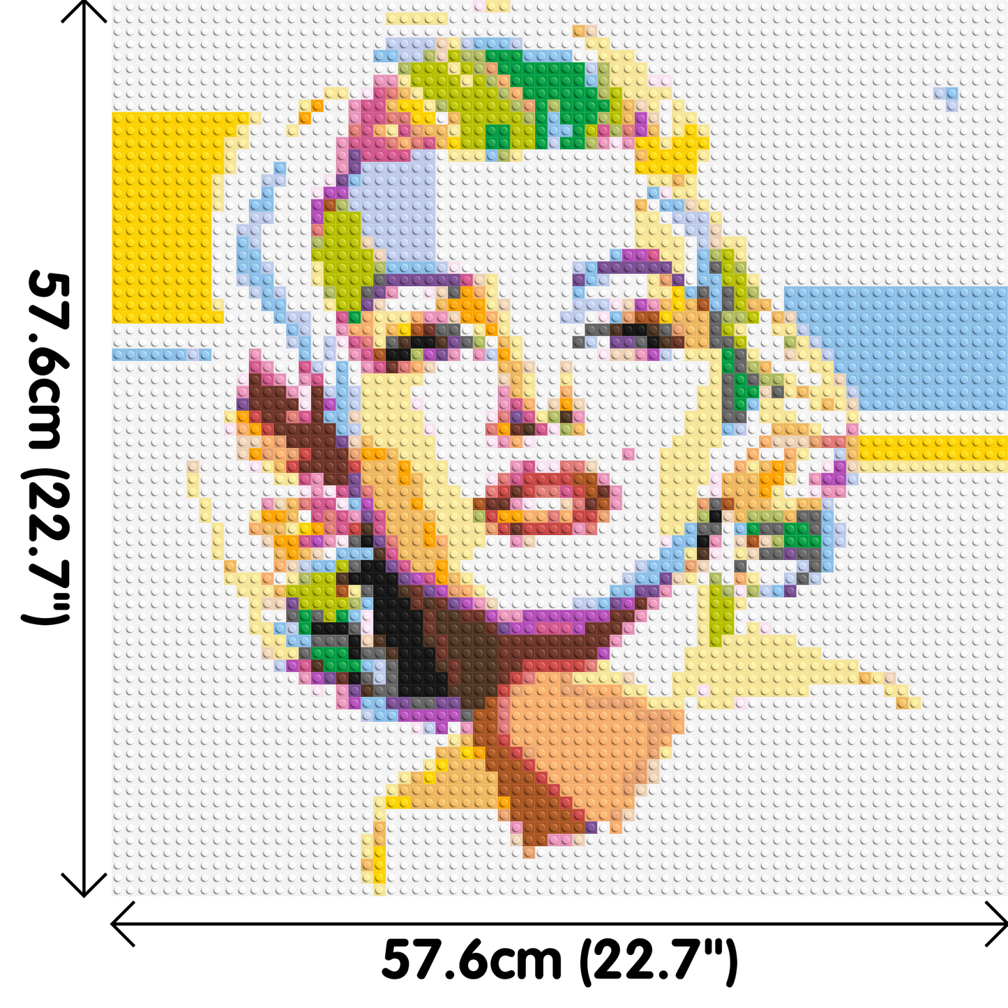 Marilyn Monroe - Brick Art Mosaic Kit 3x3 large