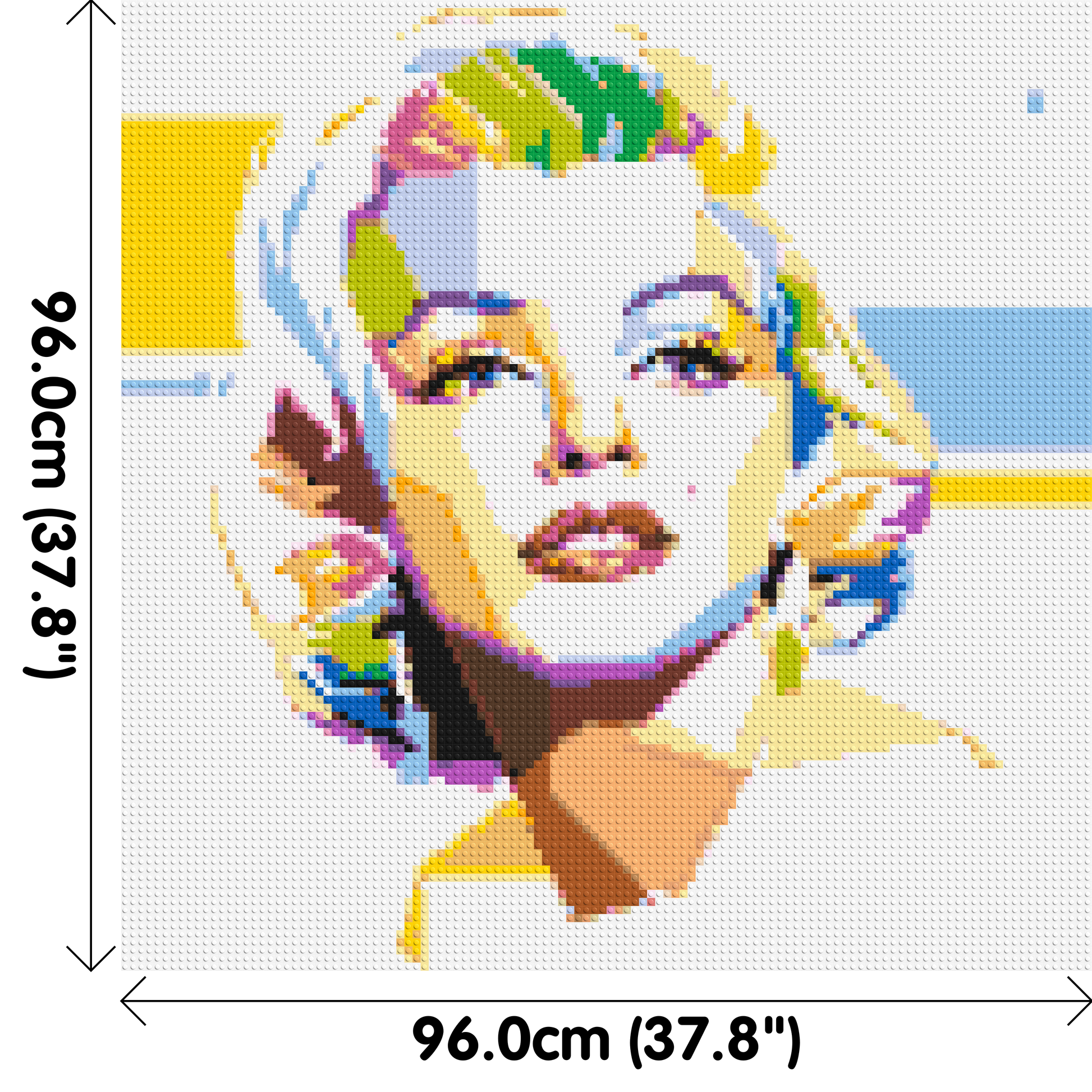 Marilyn Monroe - Brick Art Mosaic Kit 5x5 dimensions