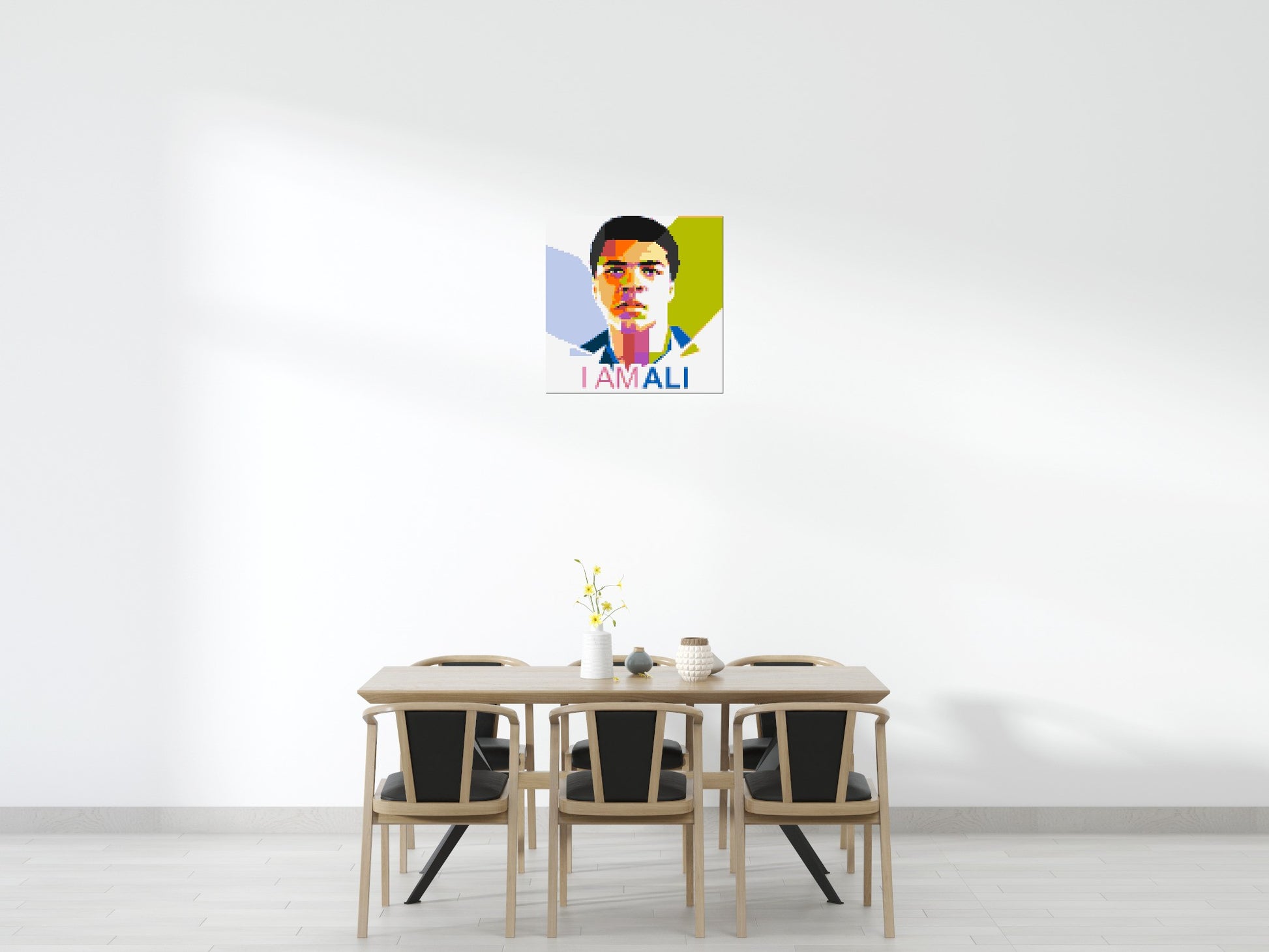 Muhammad Ali - Brick Art Mosaic Kit 4x4 scene