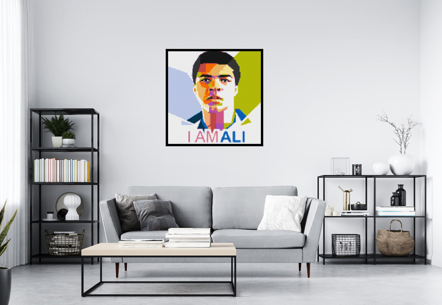 Muhammad Ali - Brick Art Mosaic Kit 5x5 large