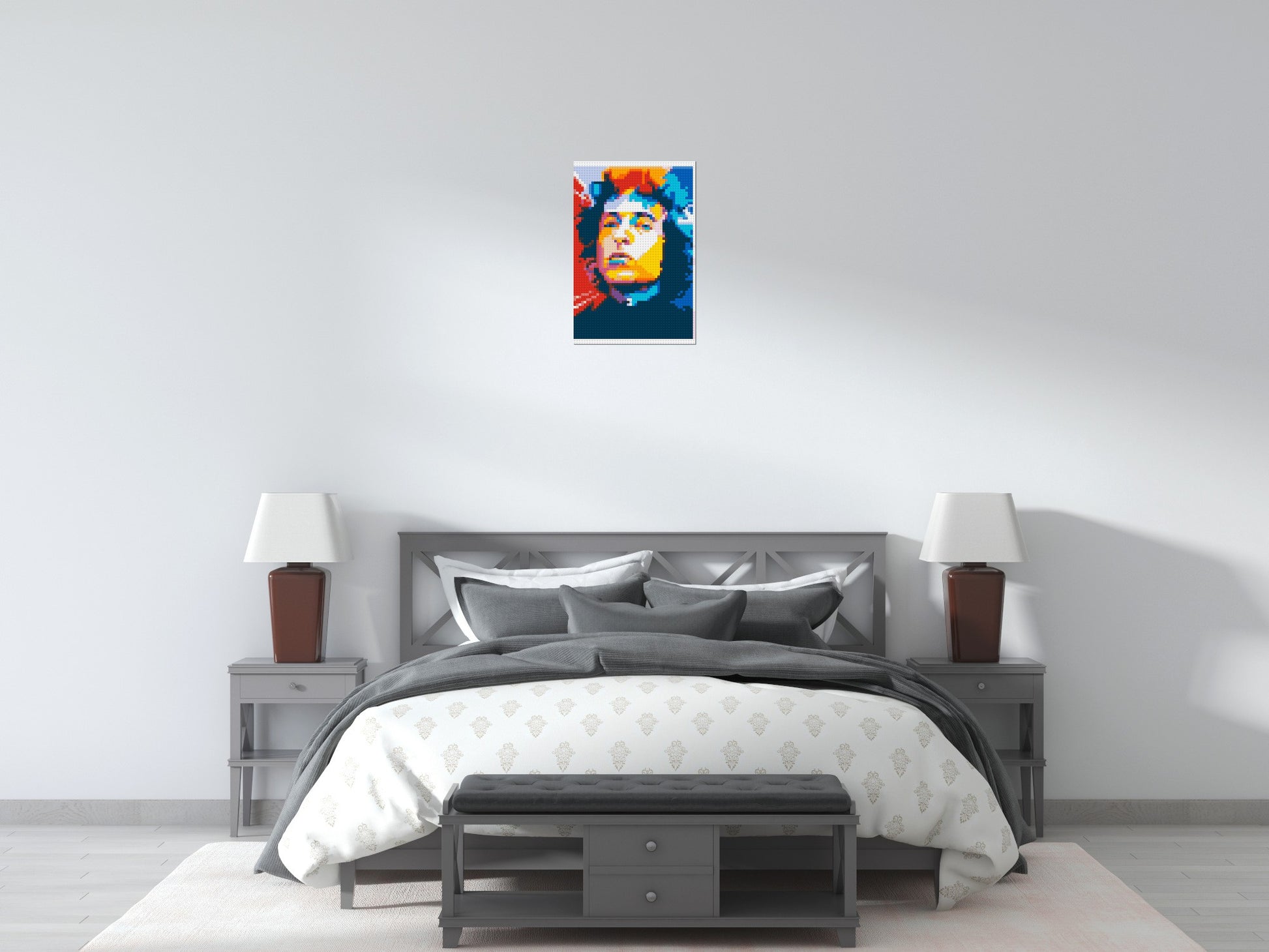 Bob Dylan - Brick Art Mosaic Kit 2x3 scene