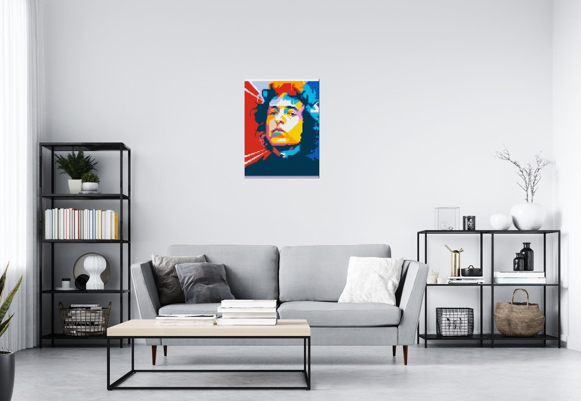 Bob Dylan - Brick Art Mosaic Kit 3x4 scene