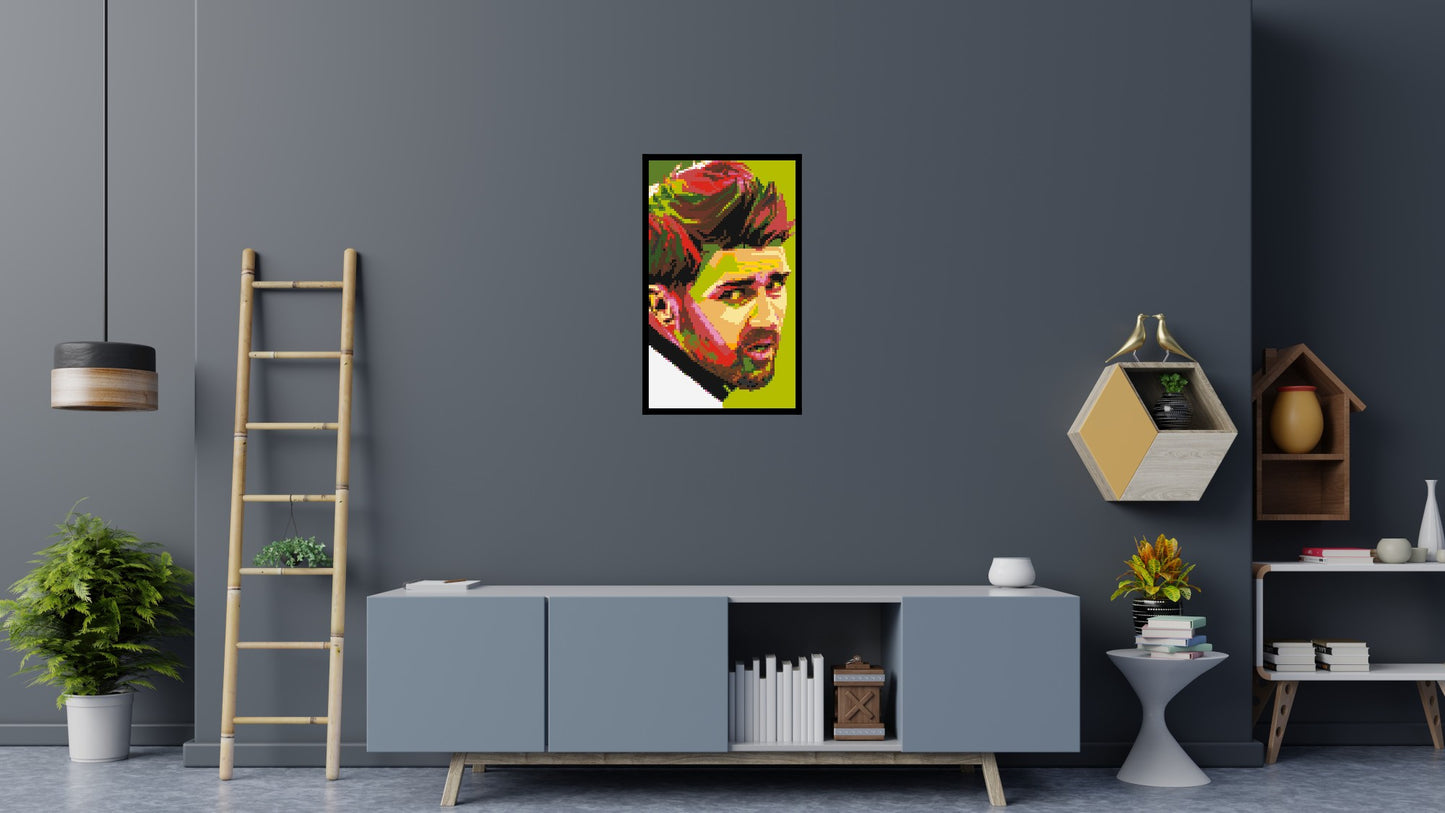 David Villa - Brick Art Mosaic Kit 3x5 large