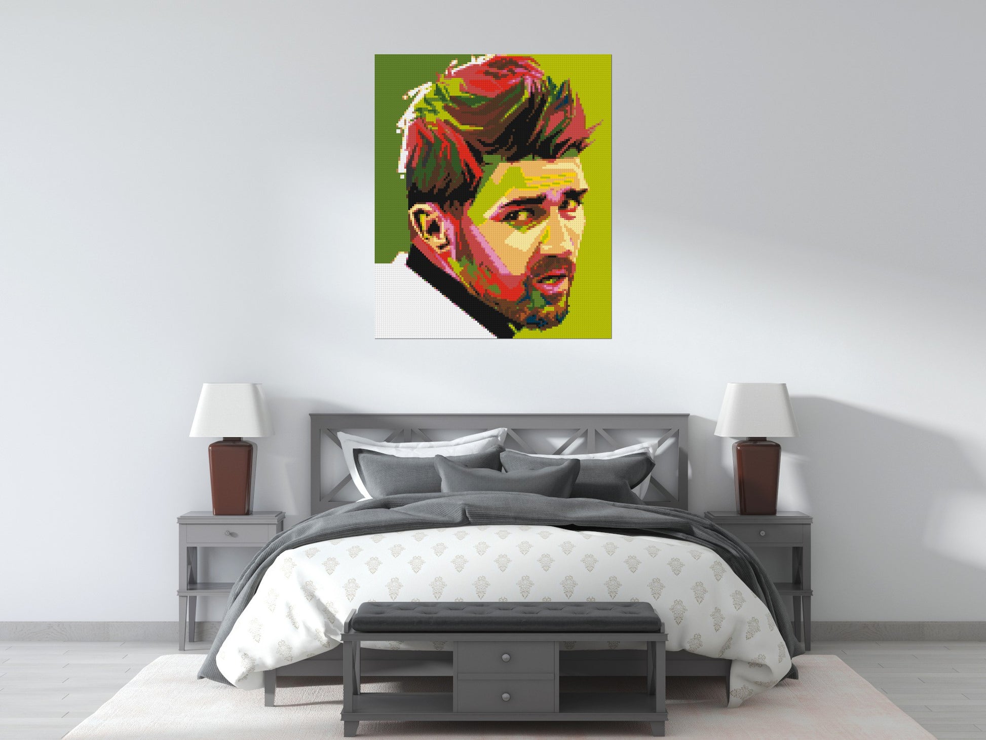 David Villa - Brick Art Mosaic Kit 5x6 scene