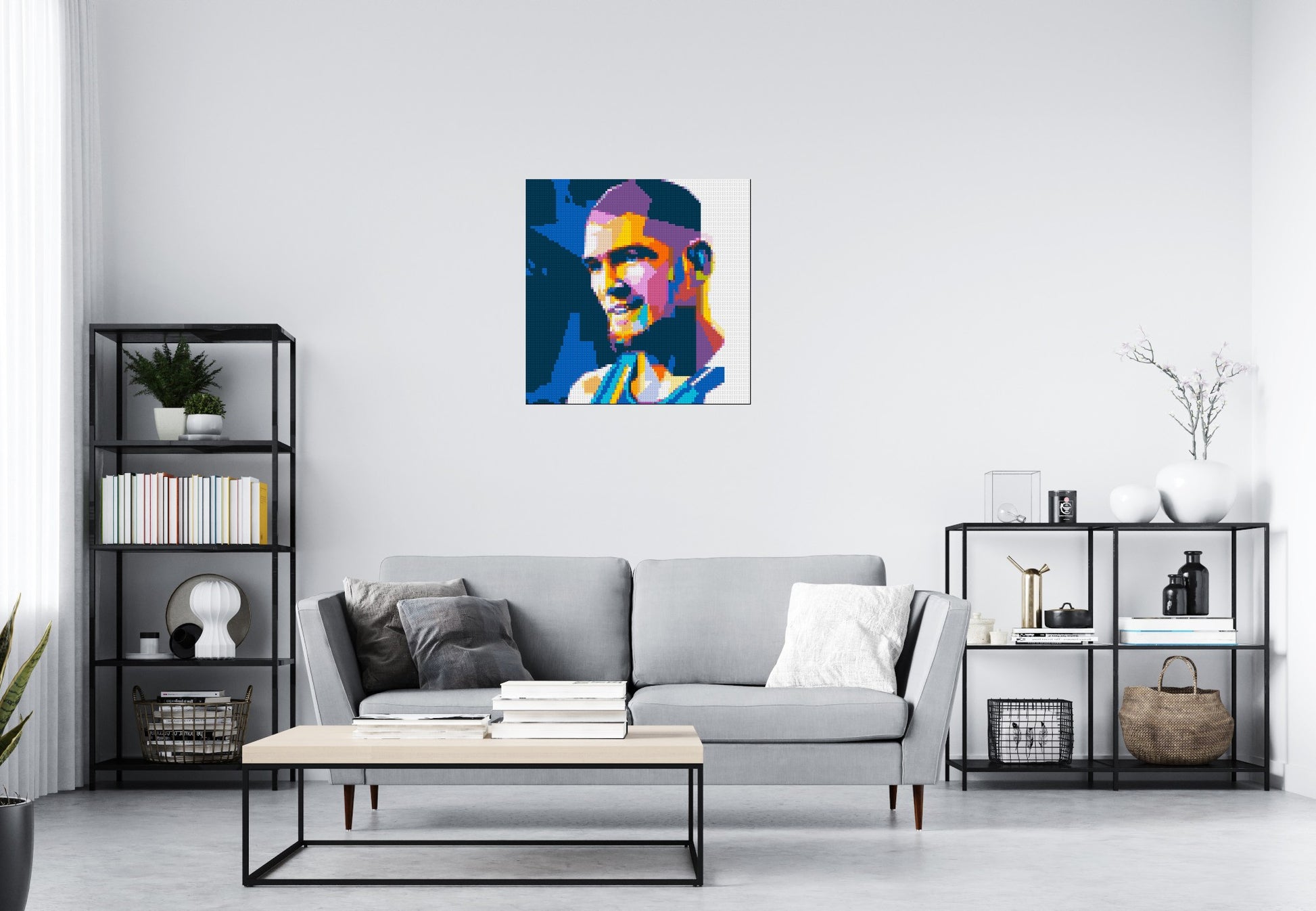 Khabib - Brick Art Mosaic Kit 4x4 scene