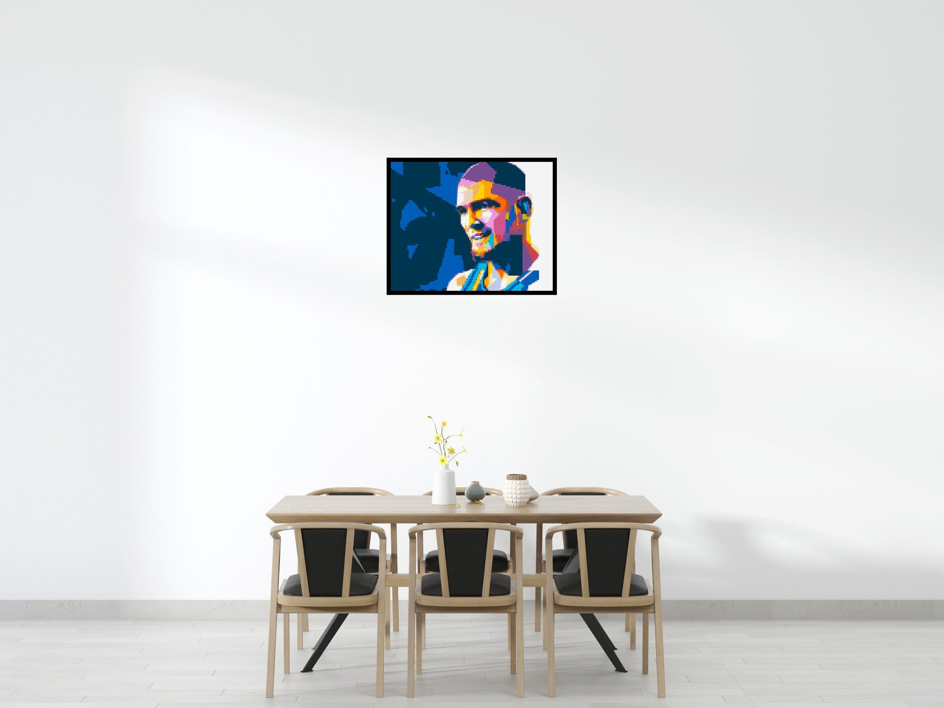 Khabib - Brick Art Mosaic Kit 5x4 scene with frame