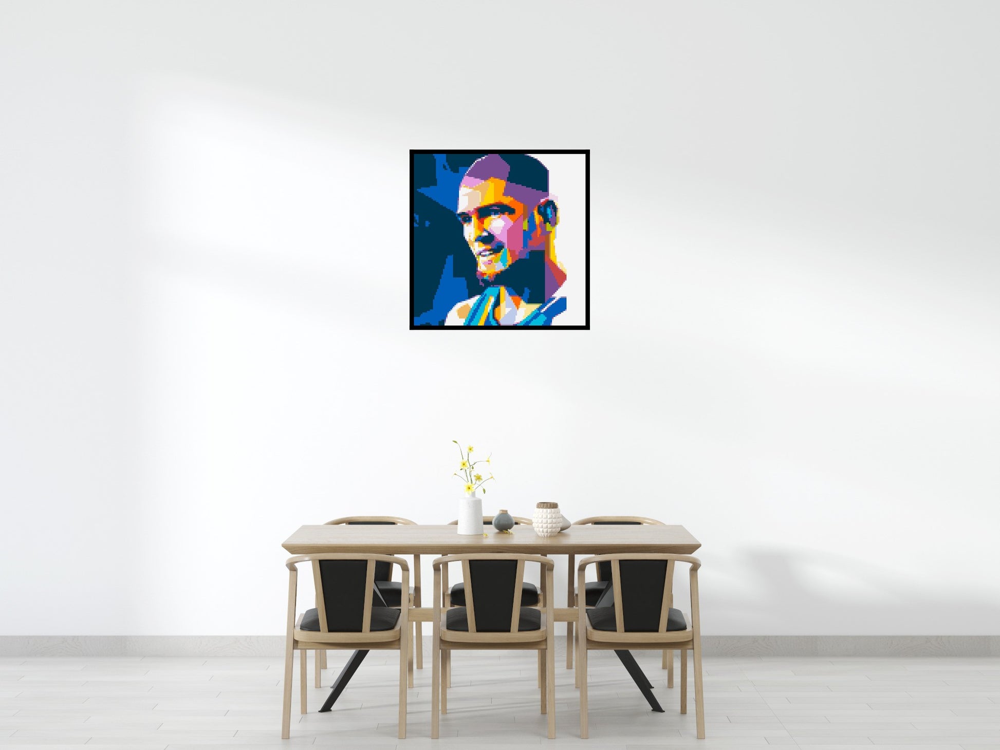 Khabib - Brick Art Mosaic Kit 5x5 scene with frame