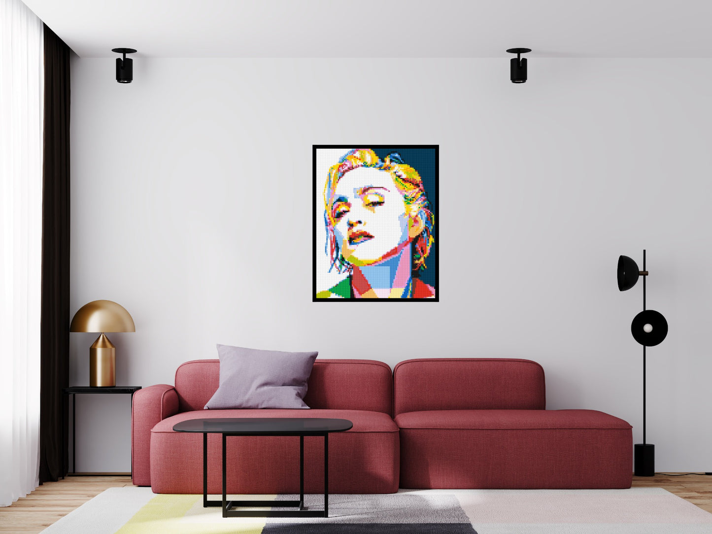 Madonna - Brick Art Mosaic Kit 4x5 large