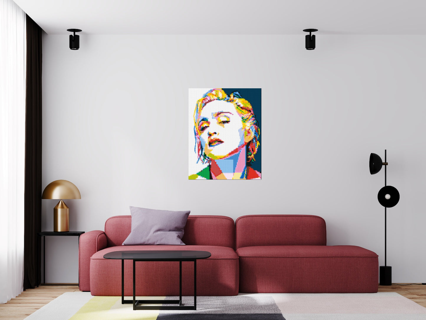 Madonna - Brick Art Mosaic Kit 4x5 large