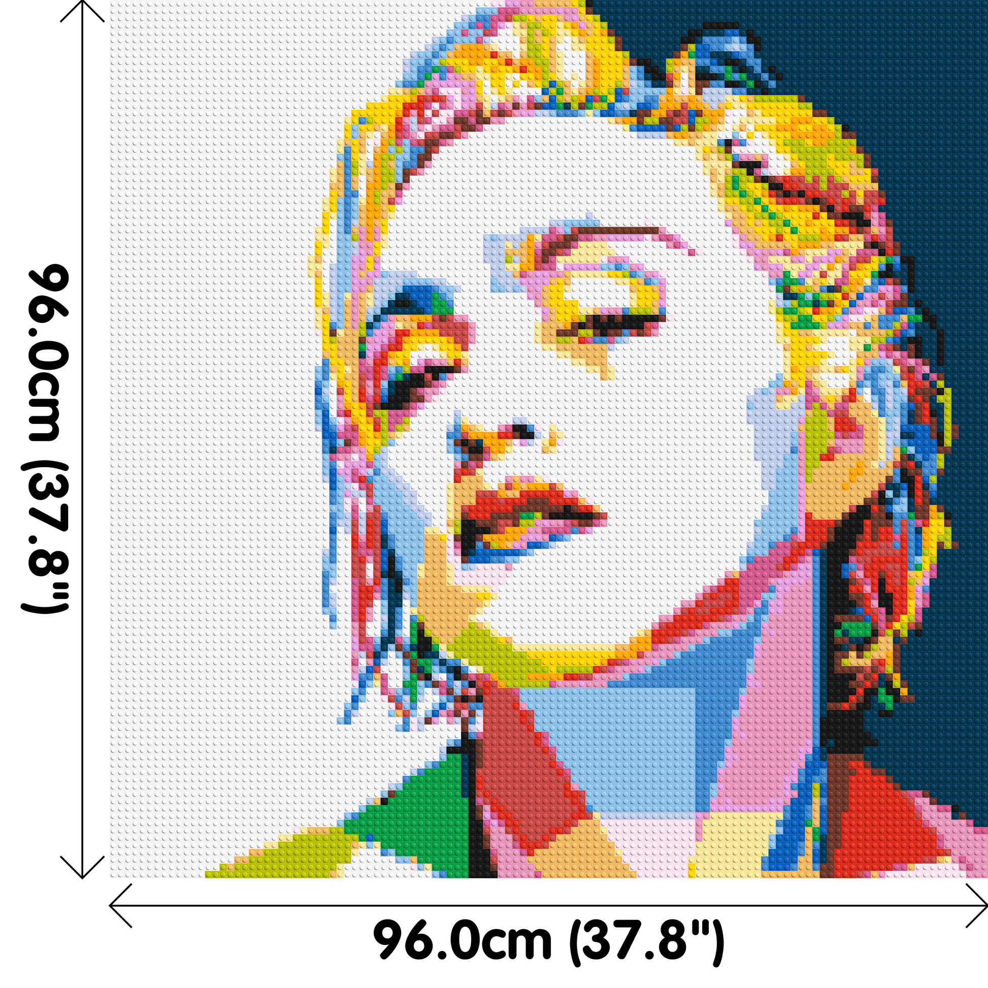 Madonna - Brick Art Mosaic Kit 5x5 dimensions