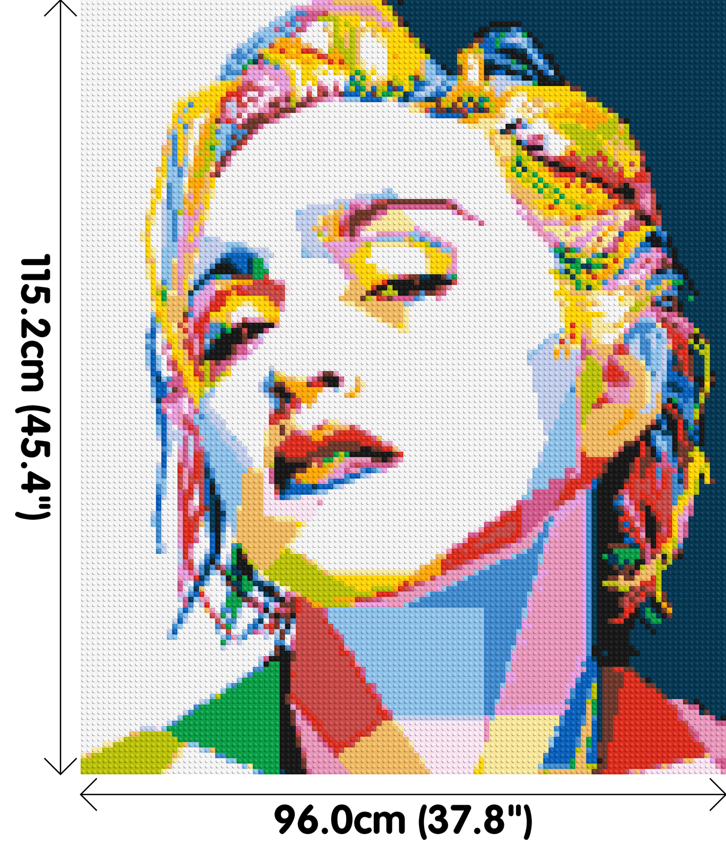 Madonna - Brick Art Mosaic Kit 5x6 large