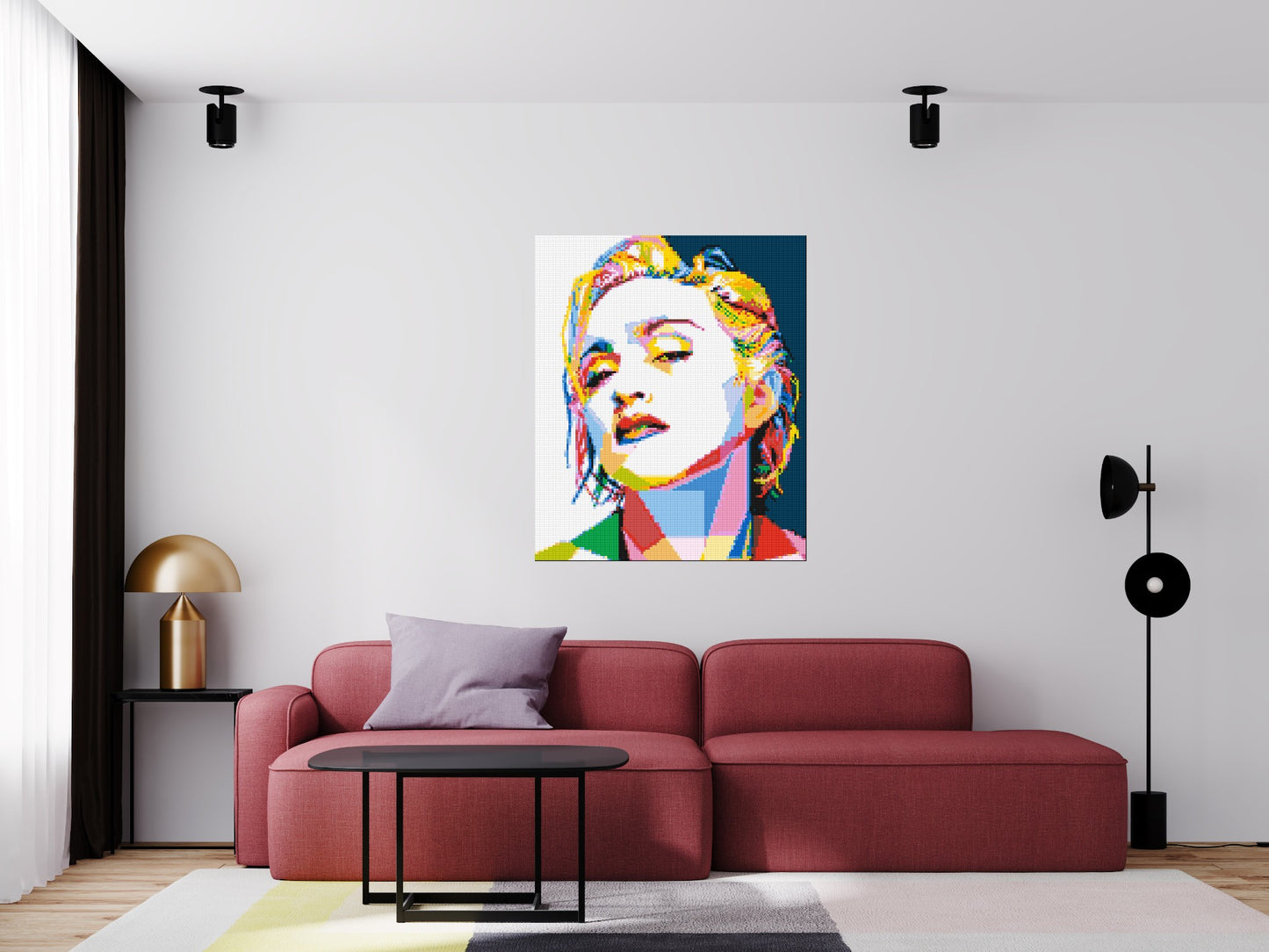 Madonna - Brick Art Mosaic Kit 5x6 large