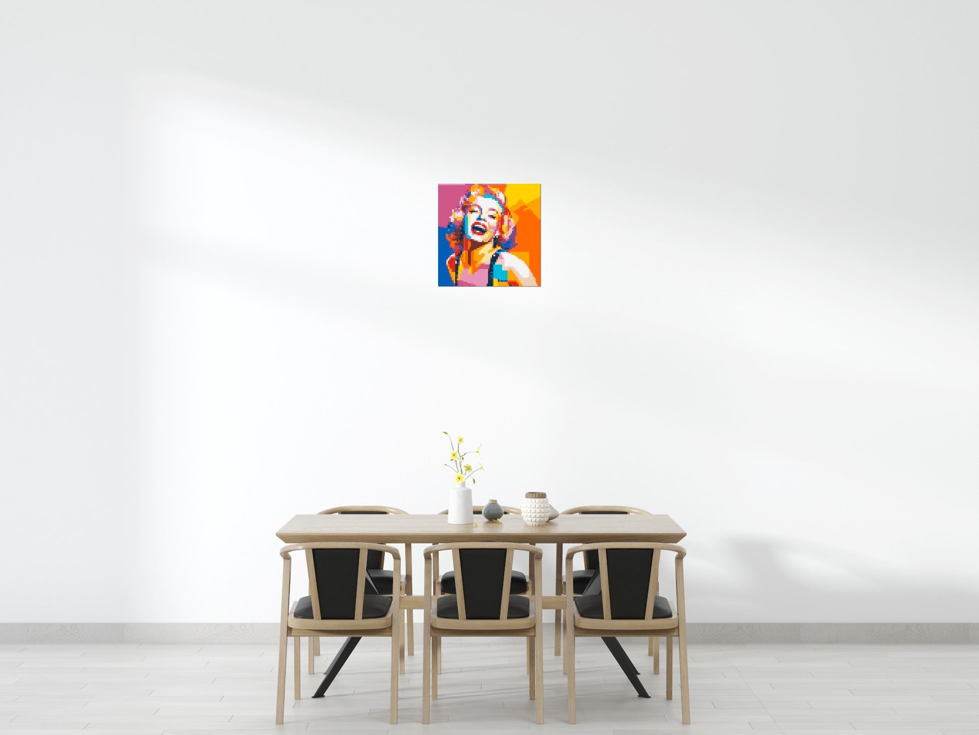 Marilyn Monroe #2 - Brick Art Mosaic Kit 3x3 scene