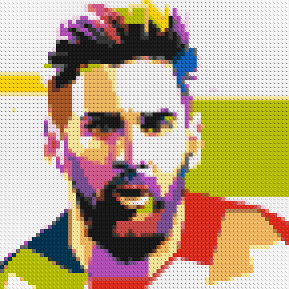 Personalised Brick Mosaic Art - Brick Me AU