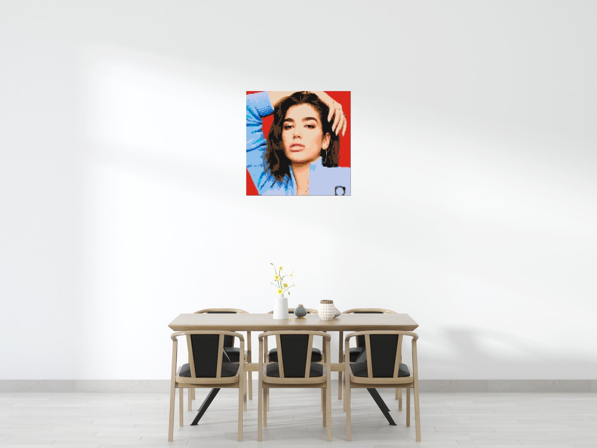 Dua Lipa - Brick Art Mosaic Kit 5x5 scene