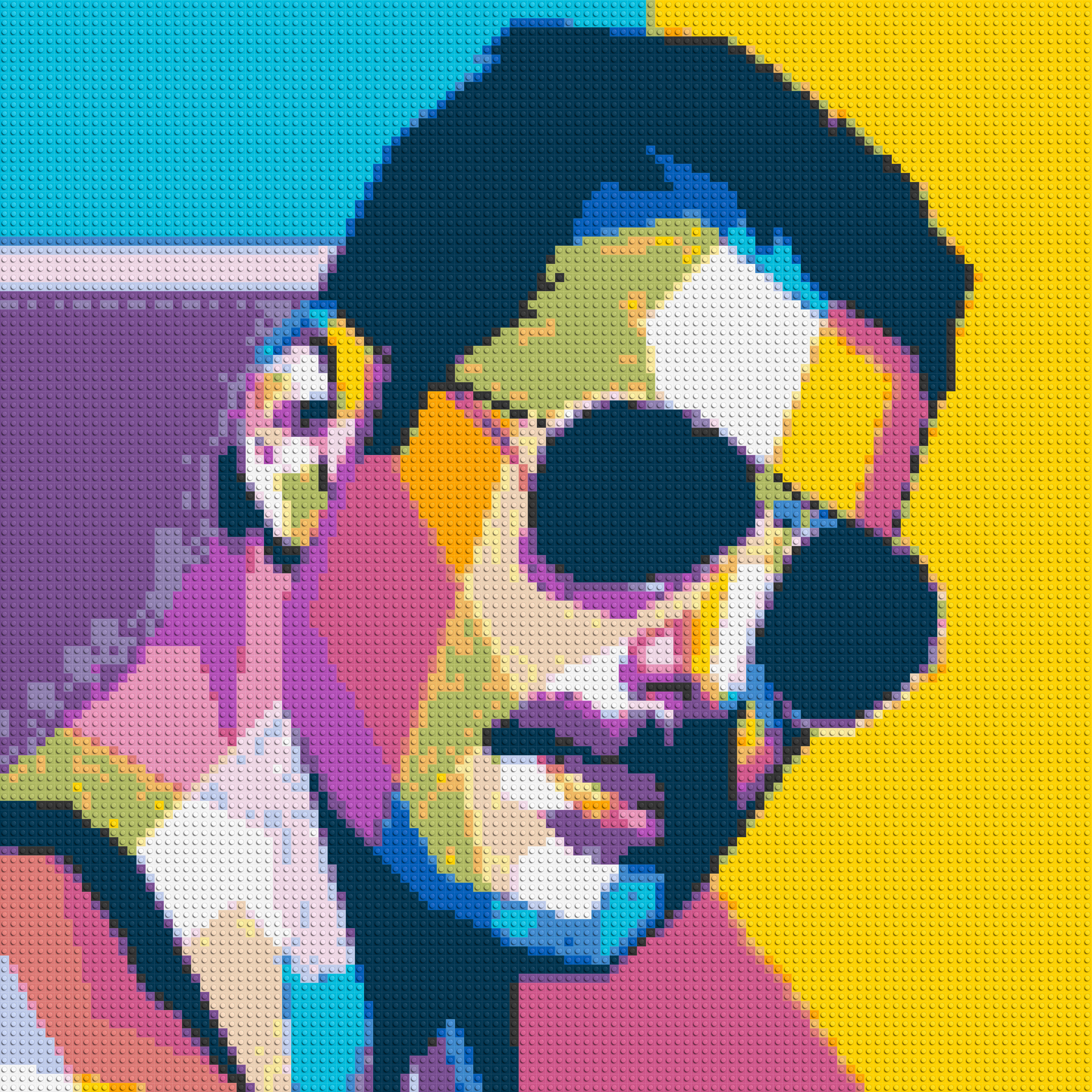 Freddie Mercury - Brick Art Mosaic Kit 5x5 large