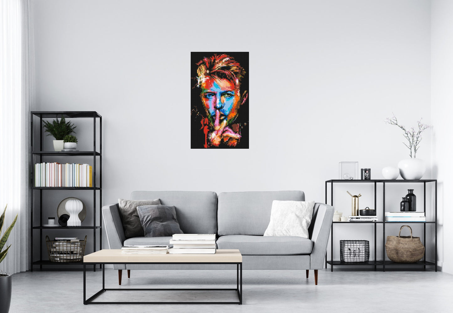 David Bowie - Brick Art Mosaic Kit 3x5 large