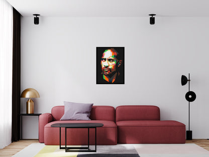 The Rock - Brick Art Mosaic Kit 3x4 large