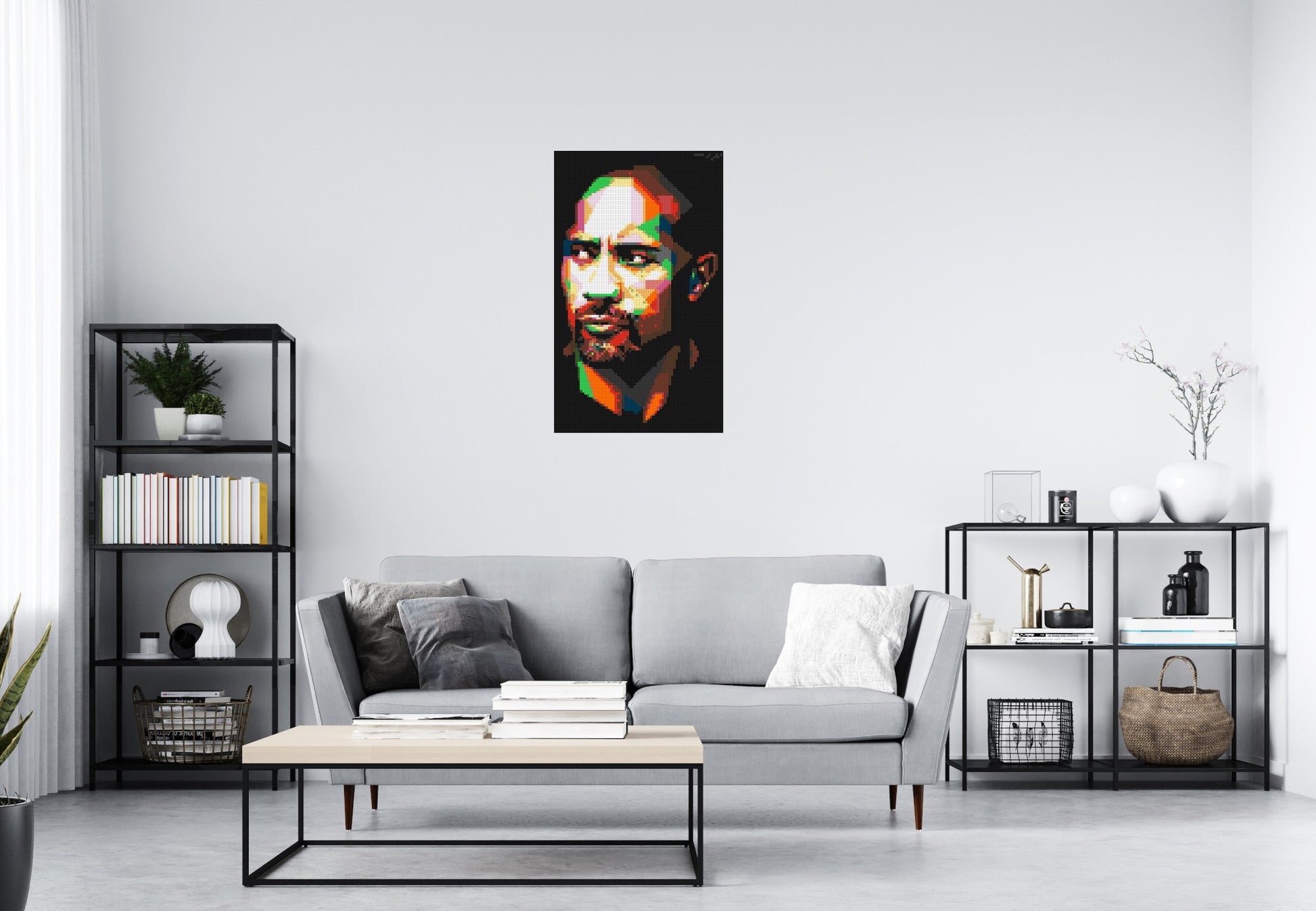 The Rock - Brick Art Mosaic Kit 3x5 scene