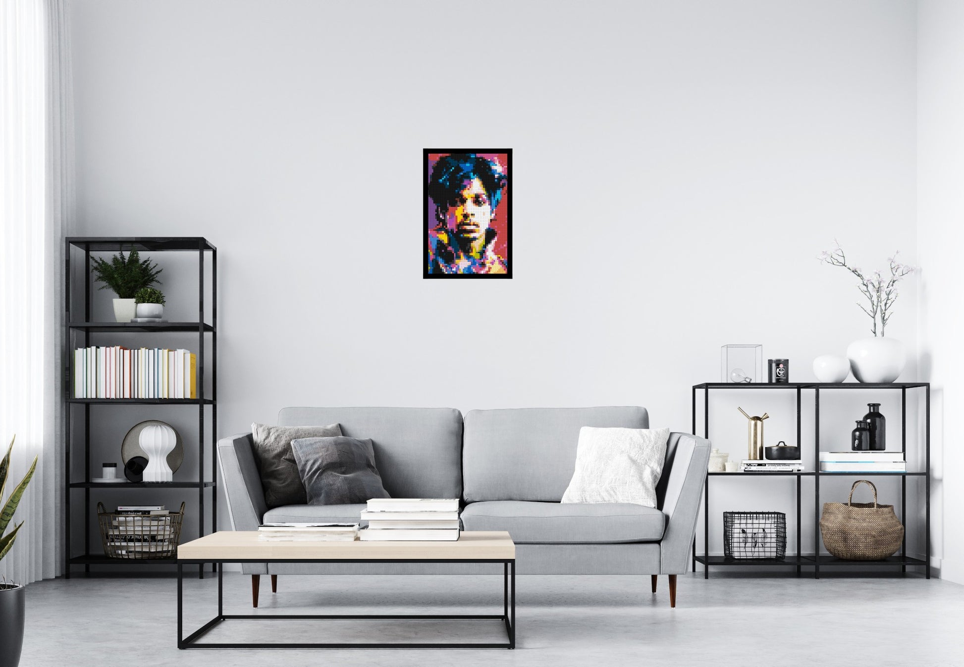 Prince - Brick Art Mosaic Kit 2x3 scene with frame