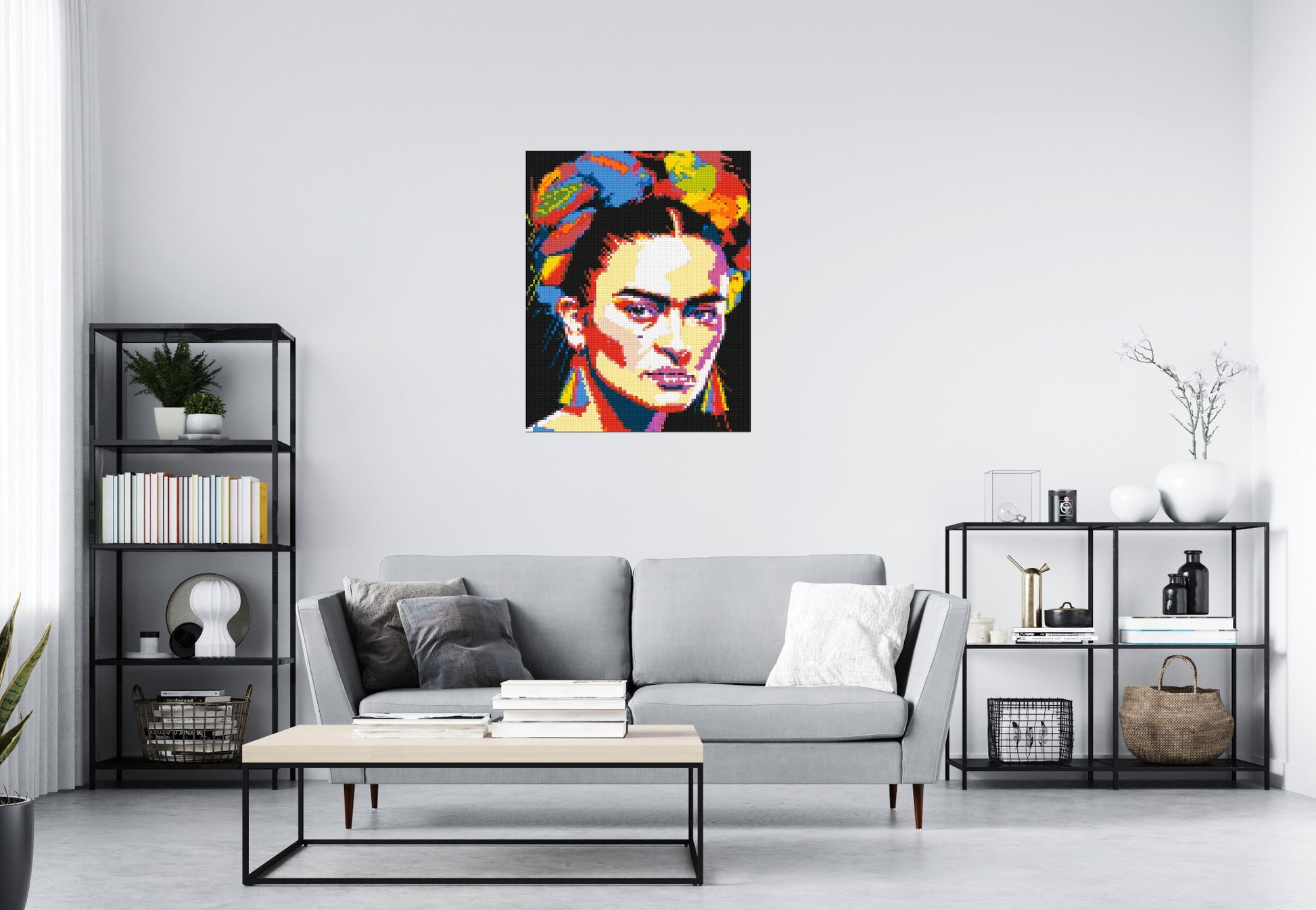Frida Kahlo - Brick Art Mosaic Kit 4x5 scene
