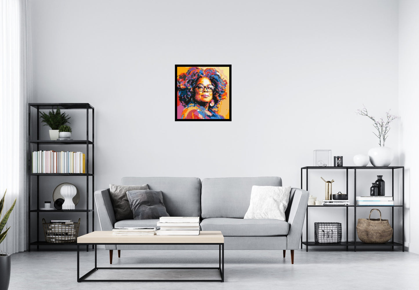 Oprah Winfrey - Brick Art Mosaic Kit 3x3 large