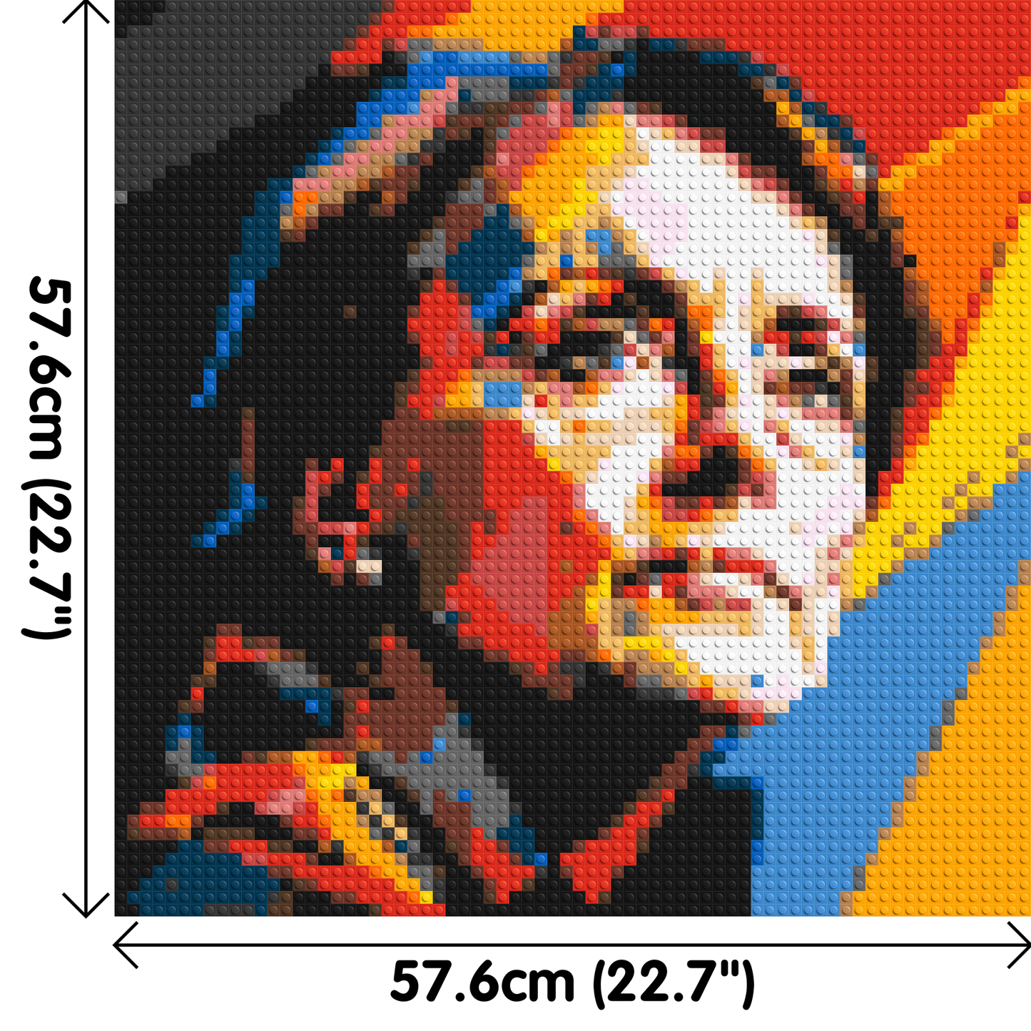 Georgia O'Keeffe - Brick Art Mosaic Kit 3x3 large