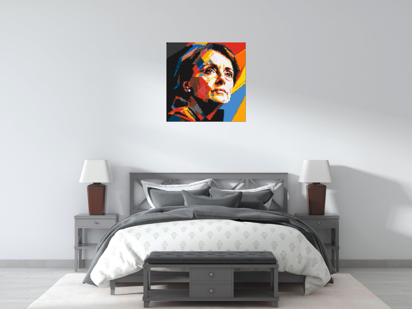 Georgia O'Keeffe - Brick Art Mosaic Kit 4x4 large