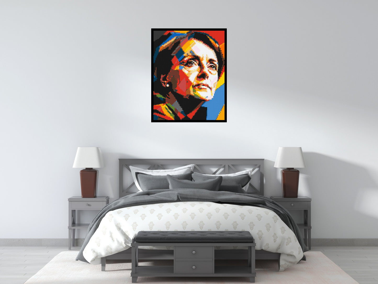 Georgia O'Keeffe - Brick Art Mosaic Kit 4x5 large