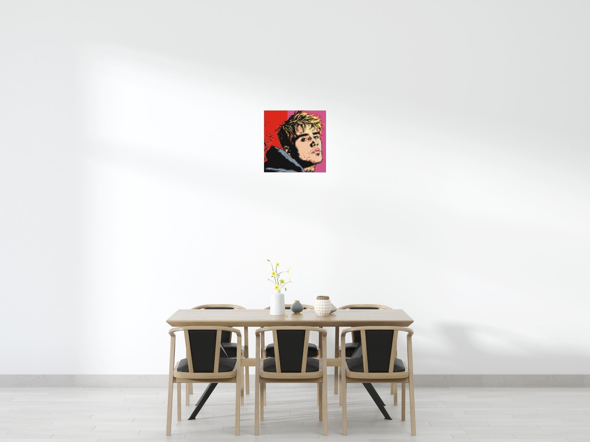 Justin Bieber - Brick Art Mosaic Kit 3x3 scene