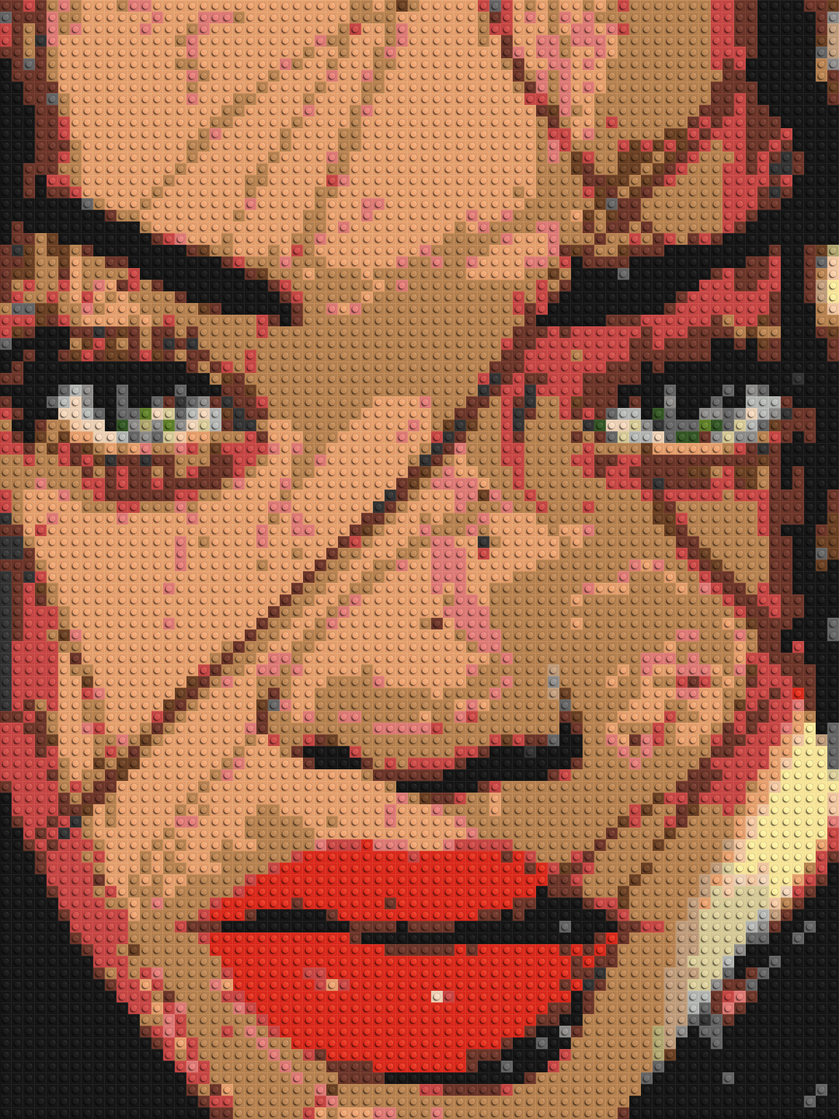 Rihanna - Brick Art Mosaic Kit 3x4 large