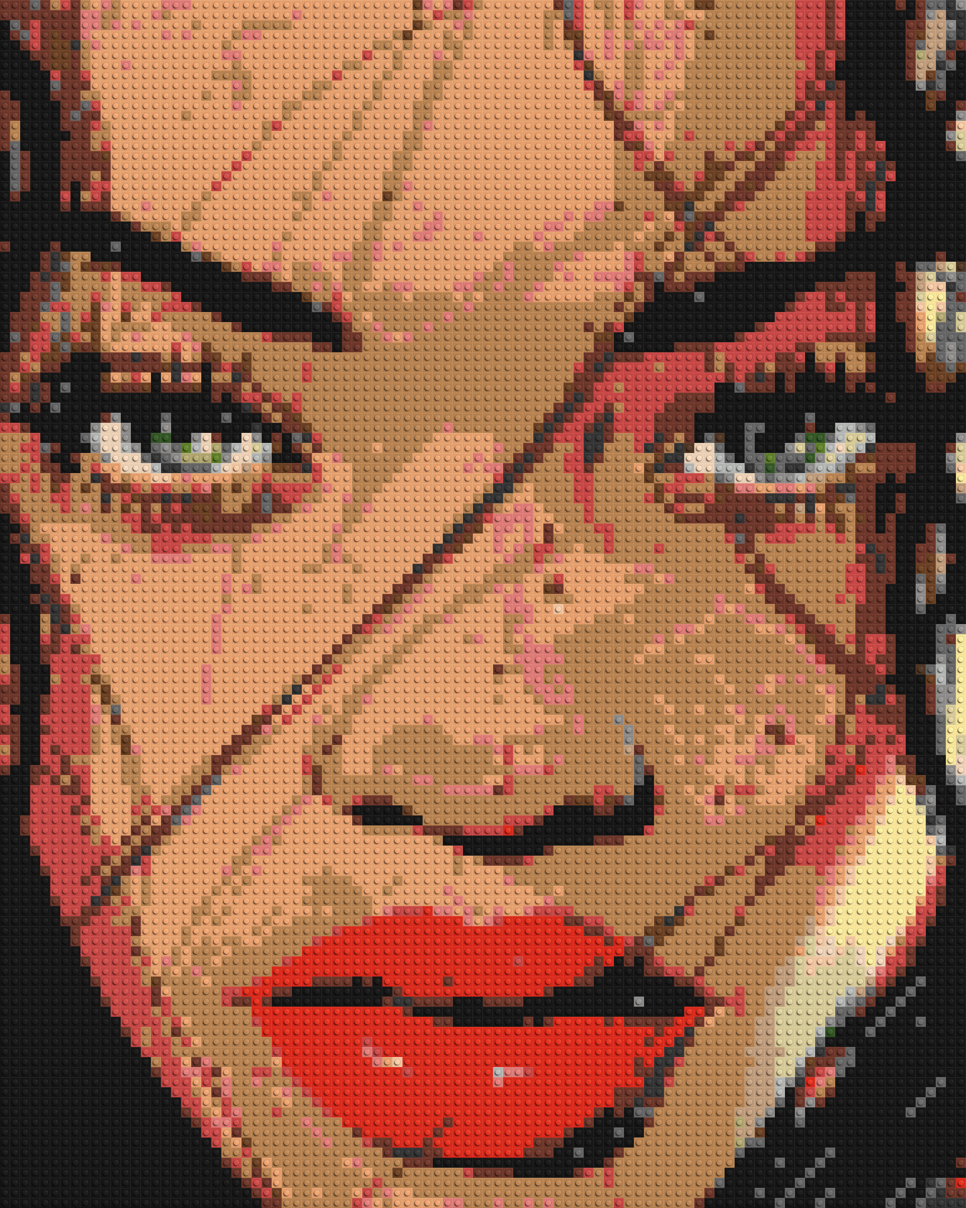 Rihanna - Brick Art Mosaic Kit 4x5 large