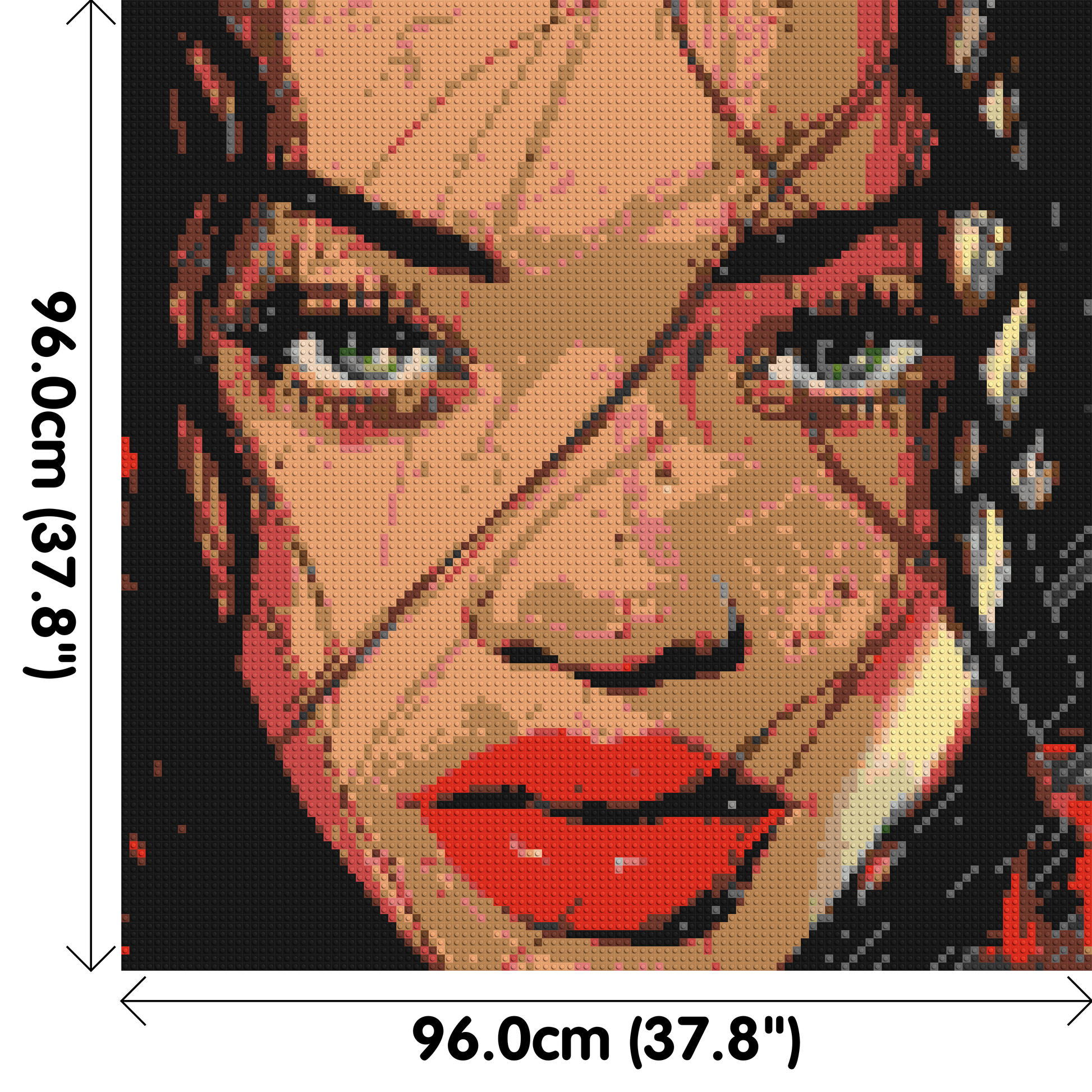 Rihanna - Brick Art Mosaic Kit 5x5 dimensions