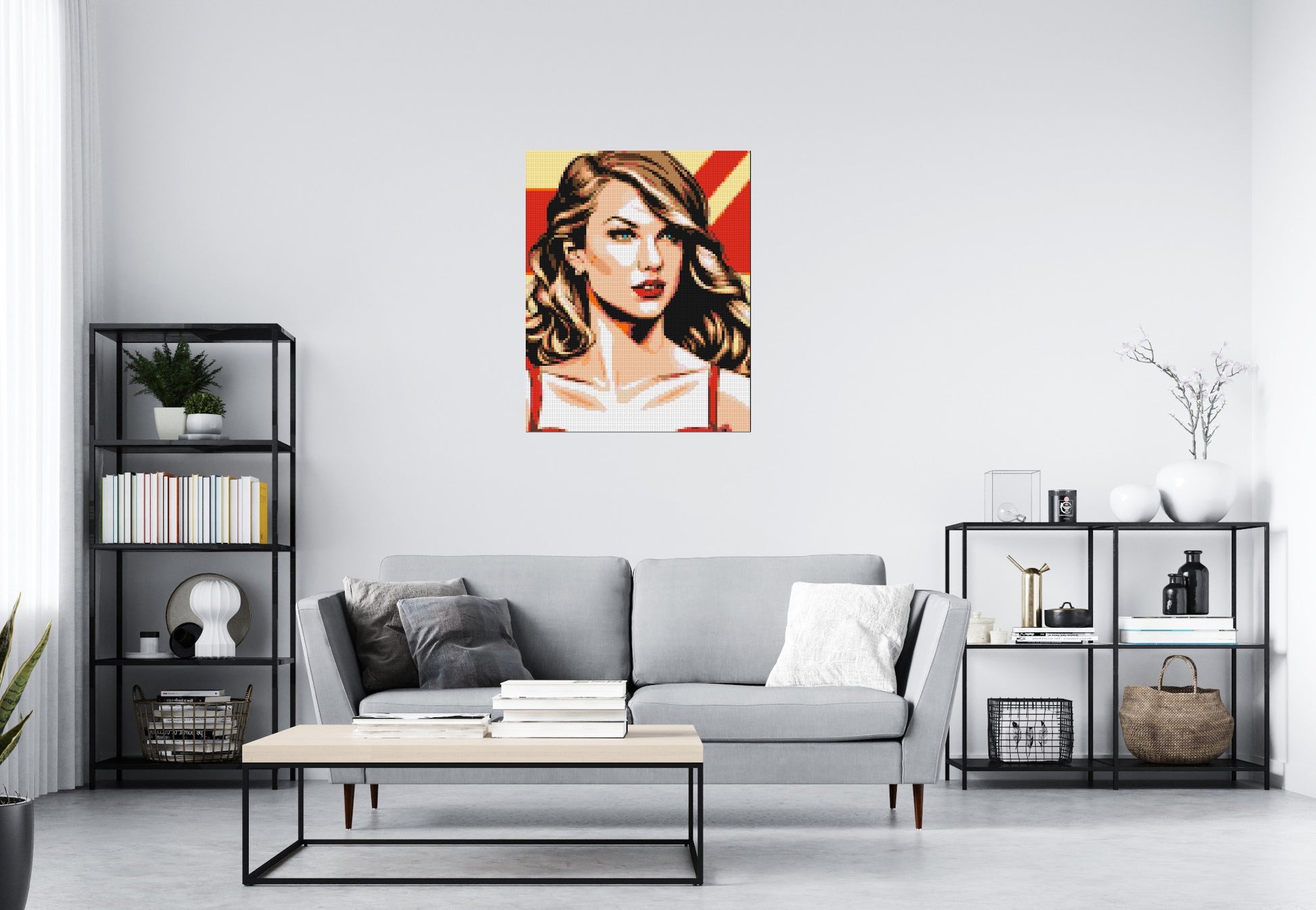 Taylor Swift - Brick Art Mosaic Kit 4x5 scene