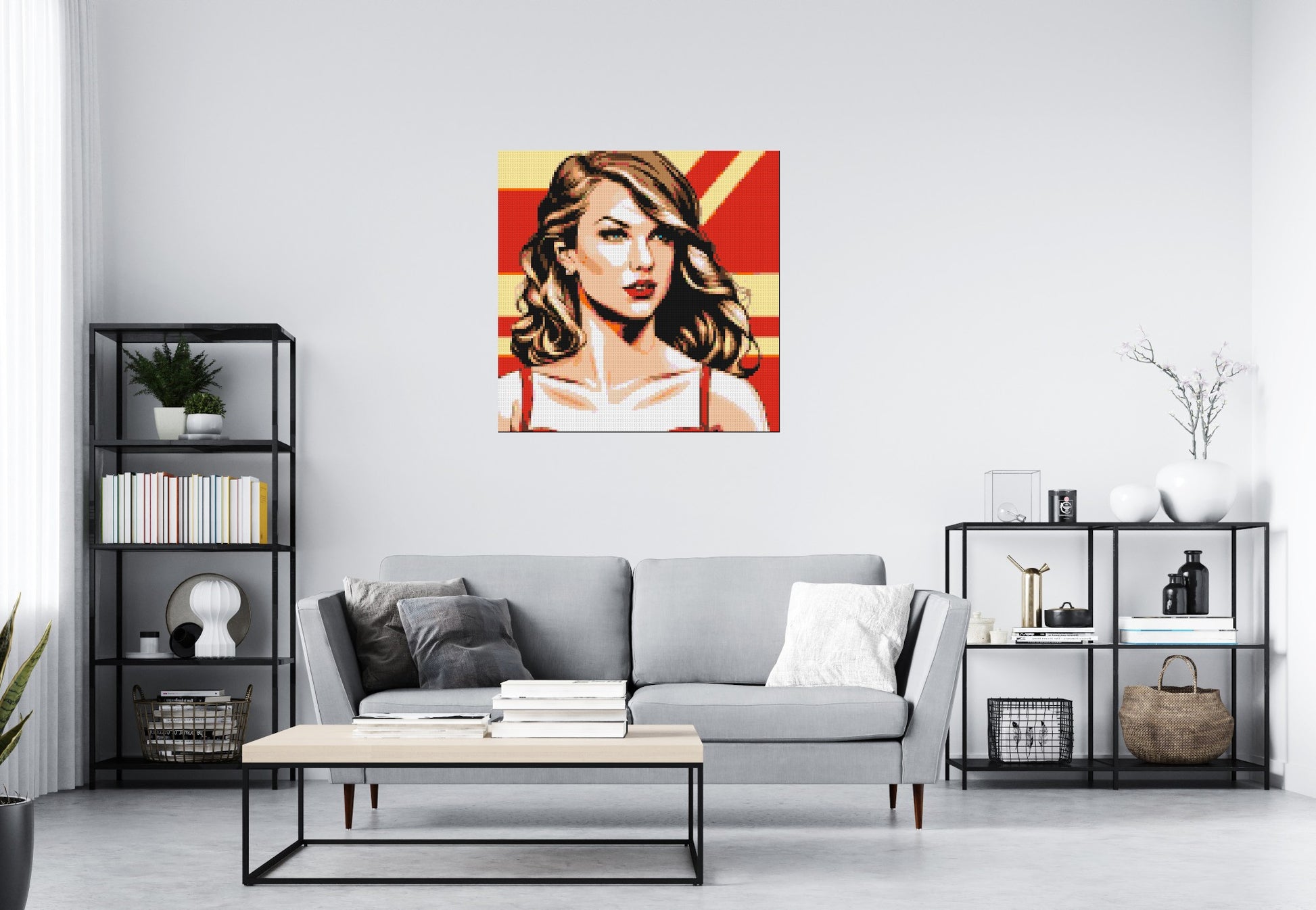 Taylor Swift - Brick Art Mosaic Kit 5x5 scene