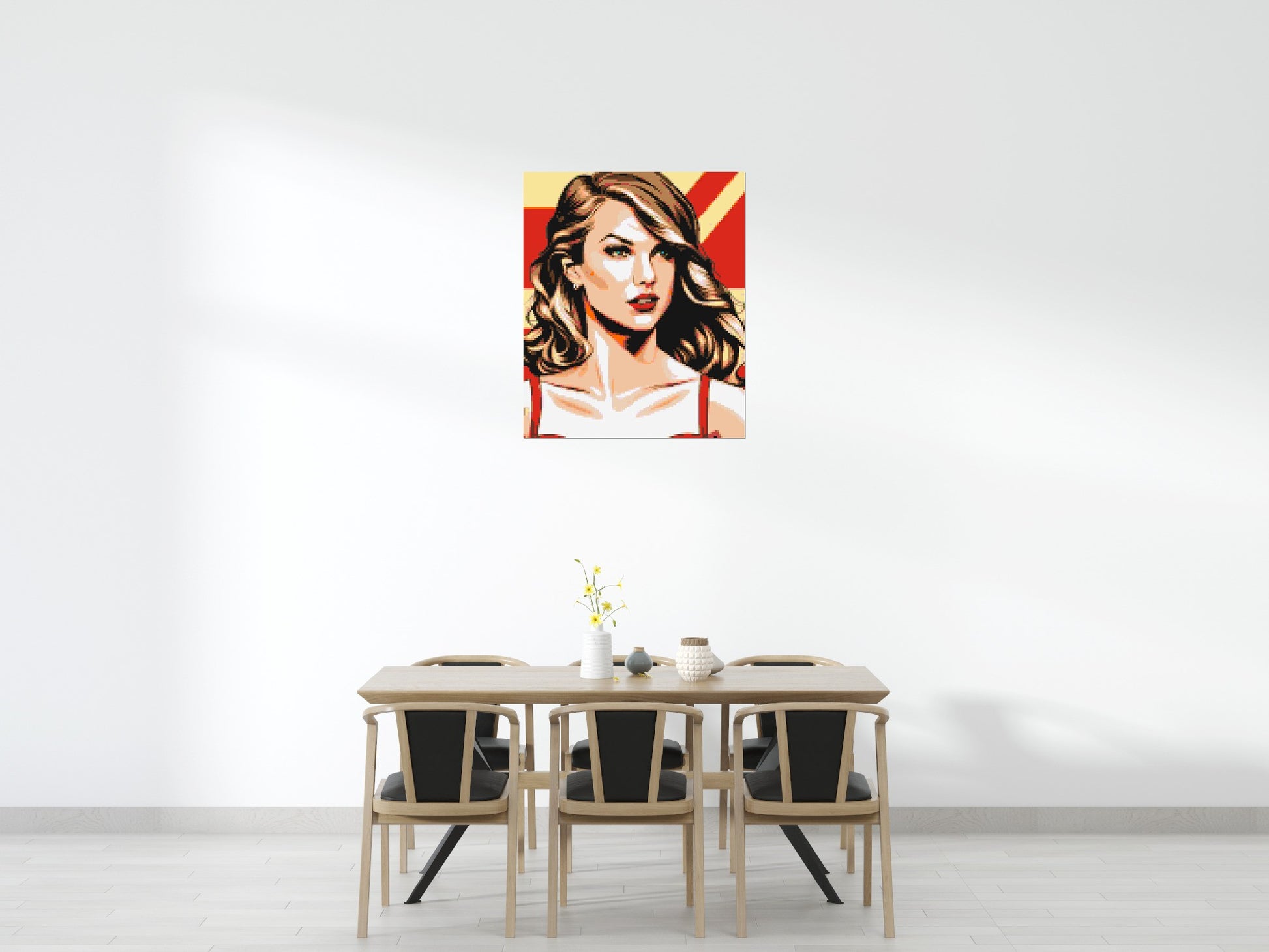 Taylor Swift - Brick Art Mosaic Kit 5x6 scene