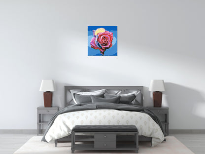 Colourful Rose - Brick Art Mosaic Kit 3x3 large