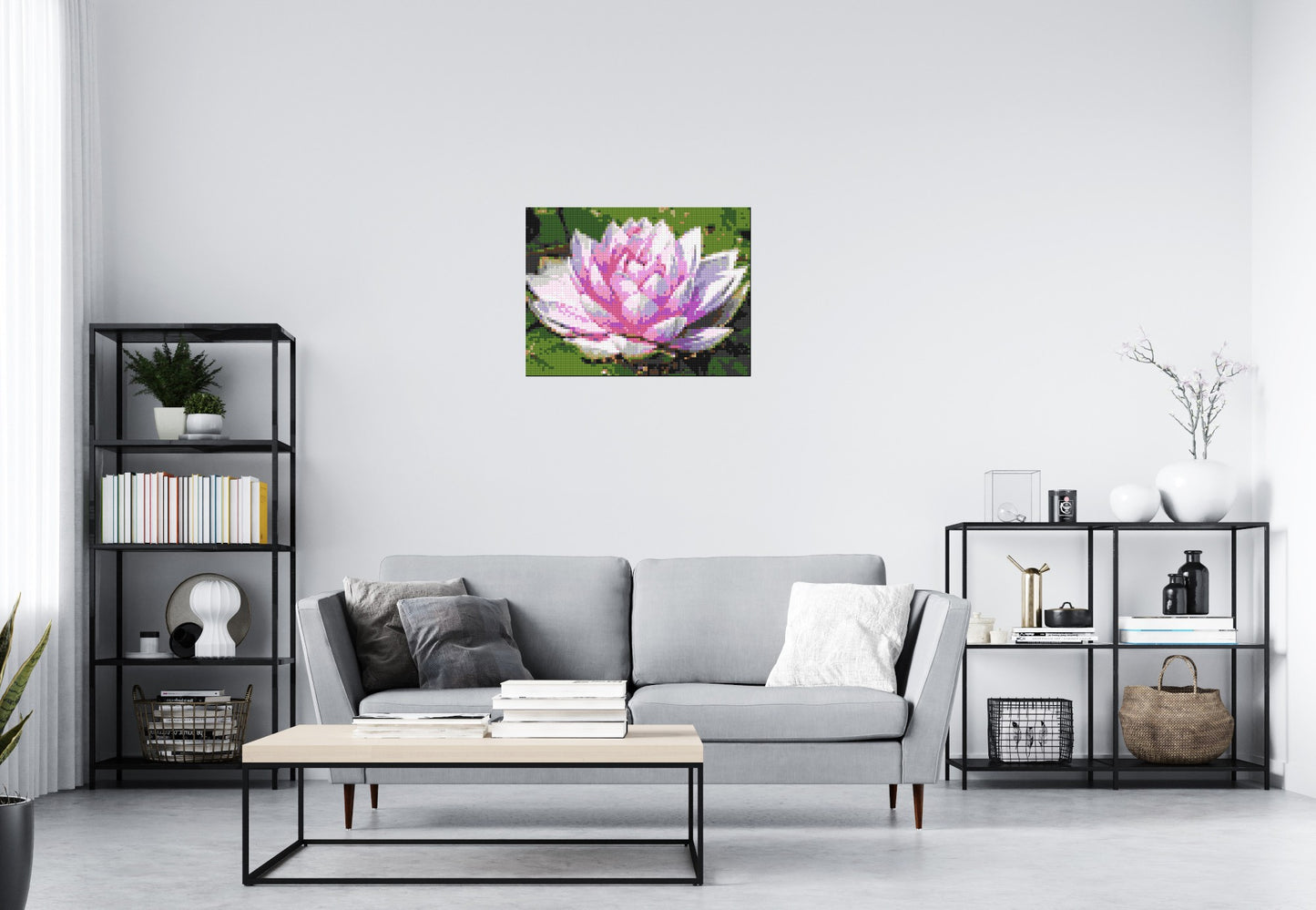 Water Lily - Brick Art Mosaic Kit 4x3 large