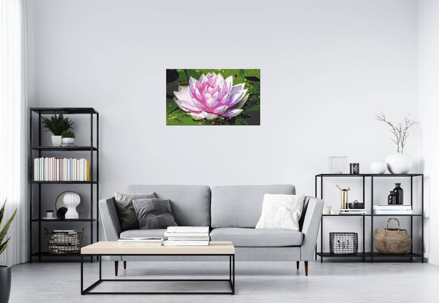 Water Lily - Brick Art Mosaic Kit 5x3 large