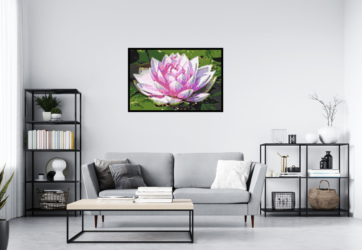 Water Lily - Brick Art Mosaic Kit 6x4 large