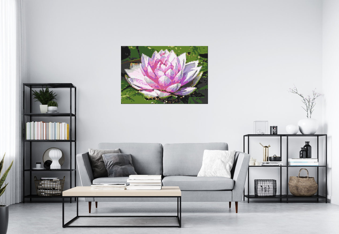 Water Lily - Brick Art Mosaic Kit 6x4 large