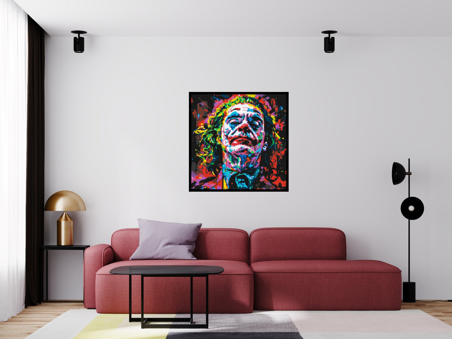 Joker - Brick Art Mosaic Kit 5x5 large