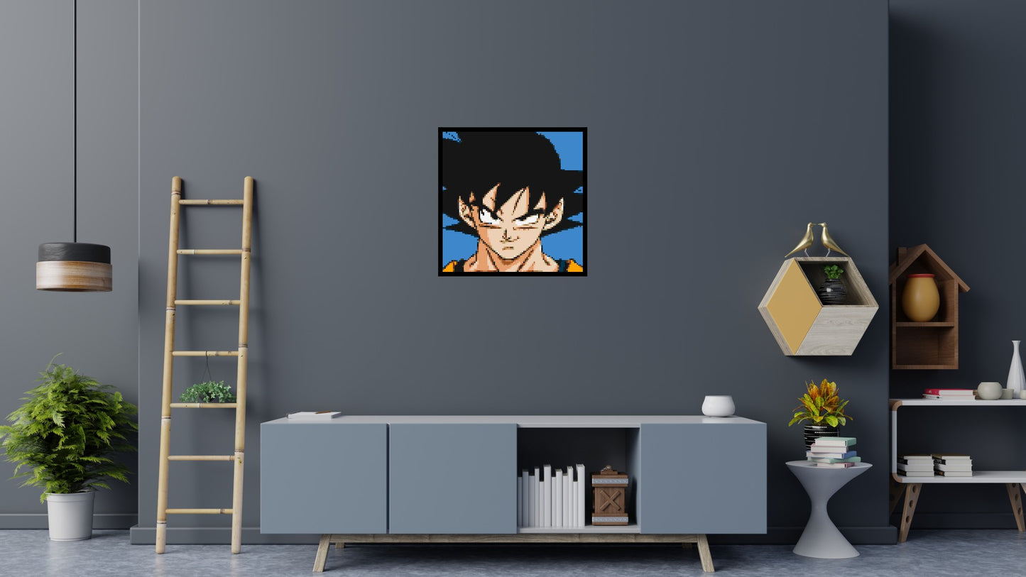 Goku - Brick Art Mosaic Kit 4x4 large