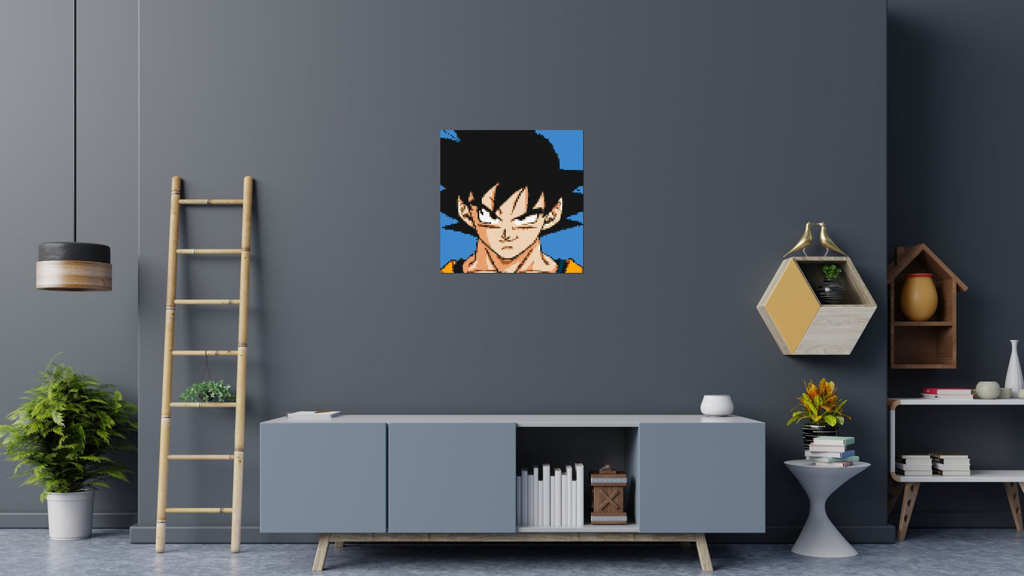 Goku - Brick Art Mosaic Kit 4x4 large