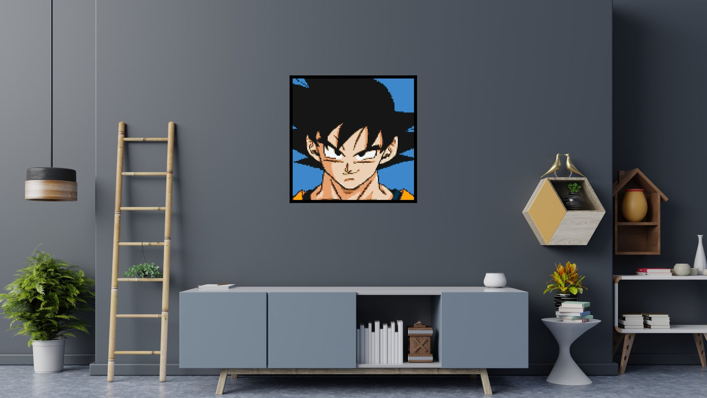 Goku - Brick Art Mosaic Kit 5x5 large