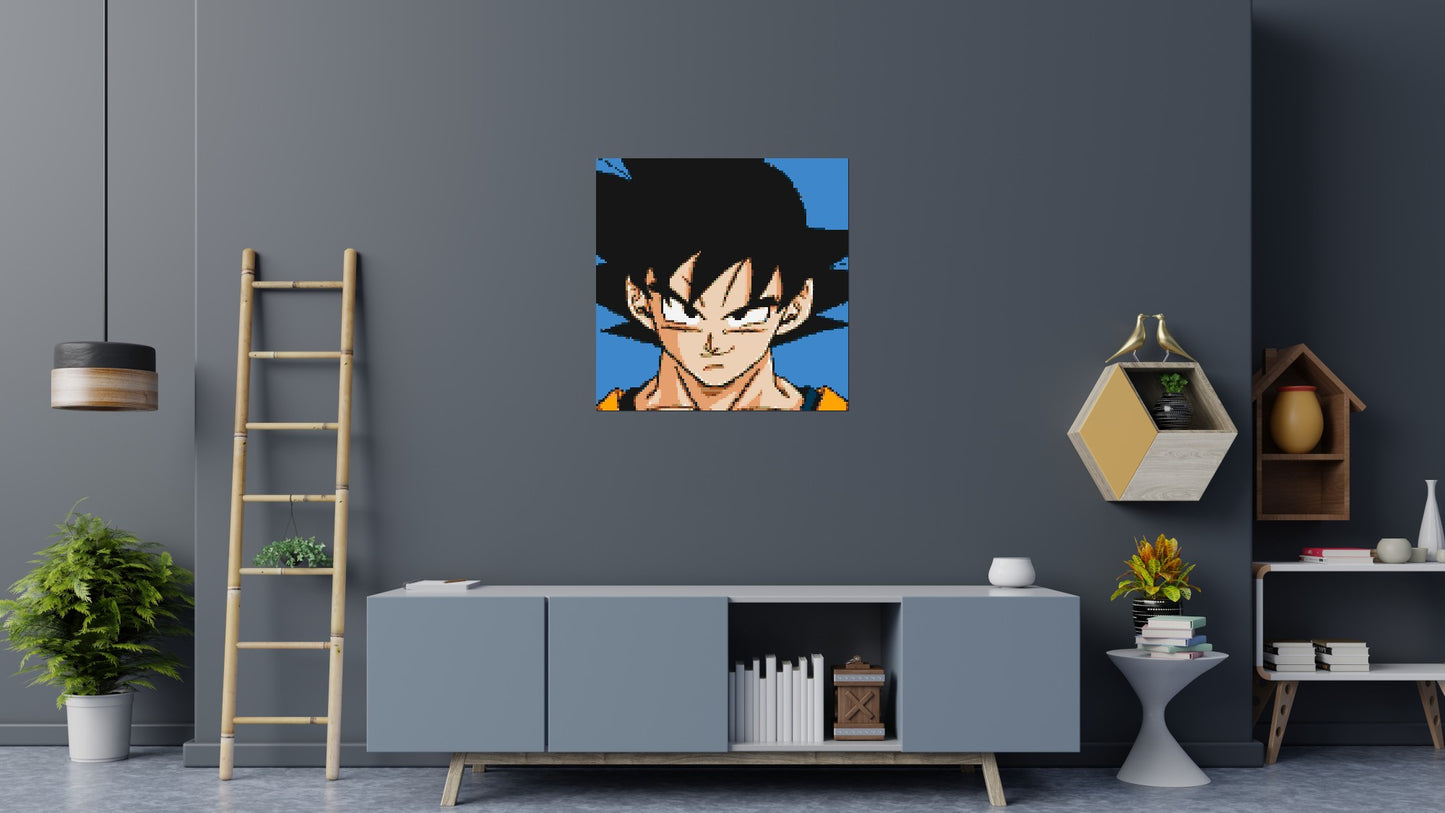 Goku - Brick Art Mosaic Kit 5x5 large