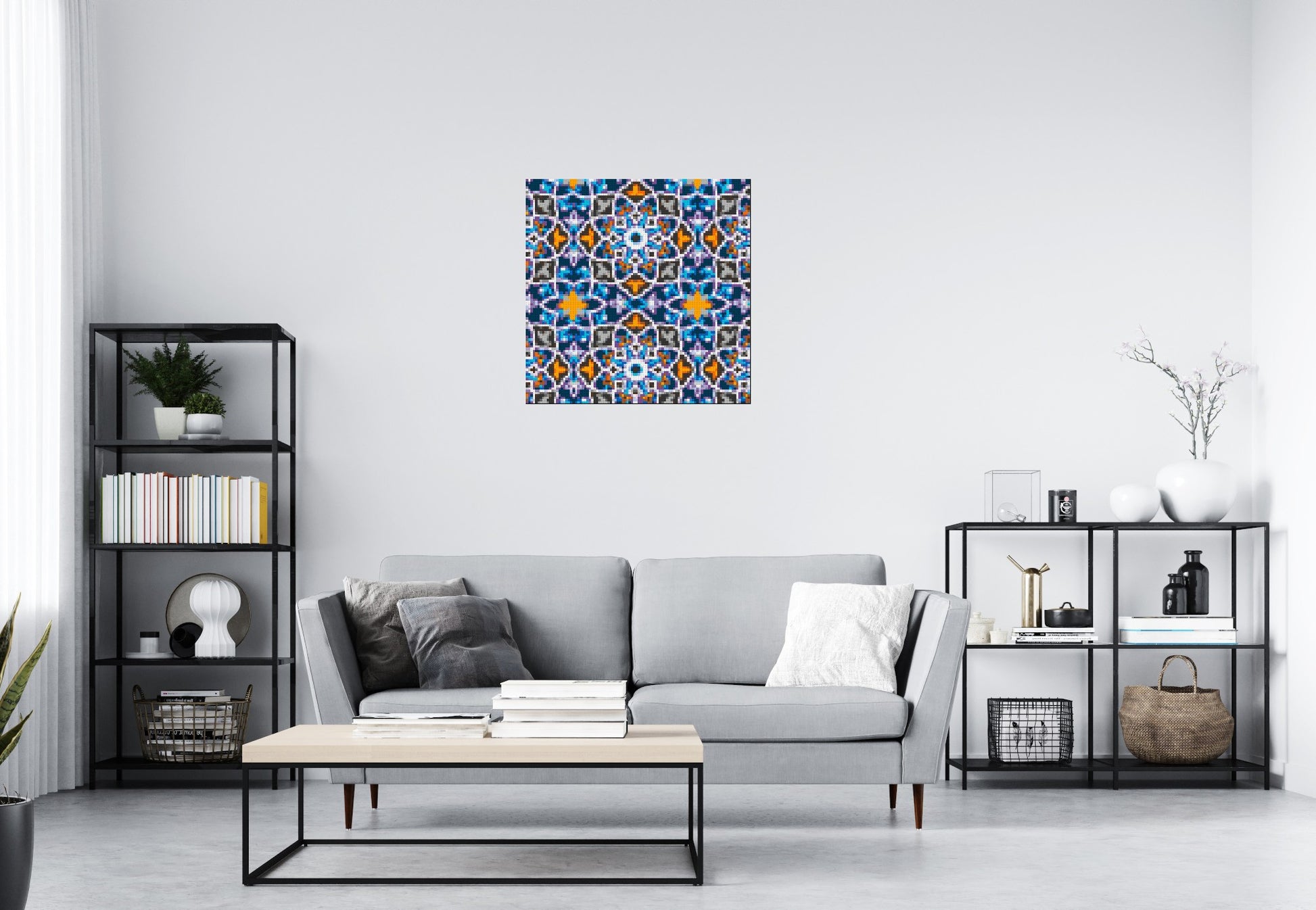 Abstract Pattern #1 - Brick Art Mosaic Kit 4x4 scene
