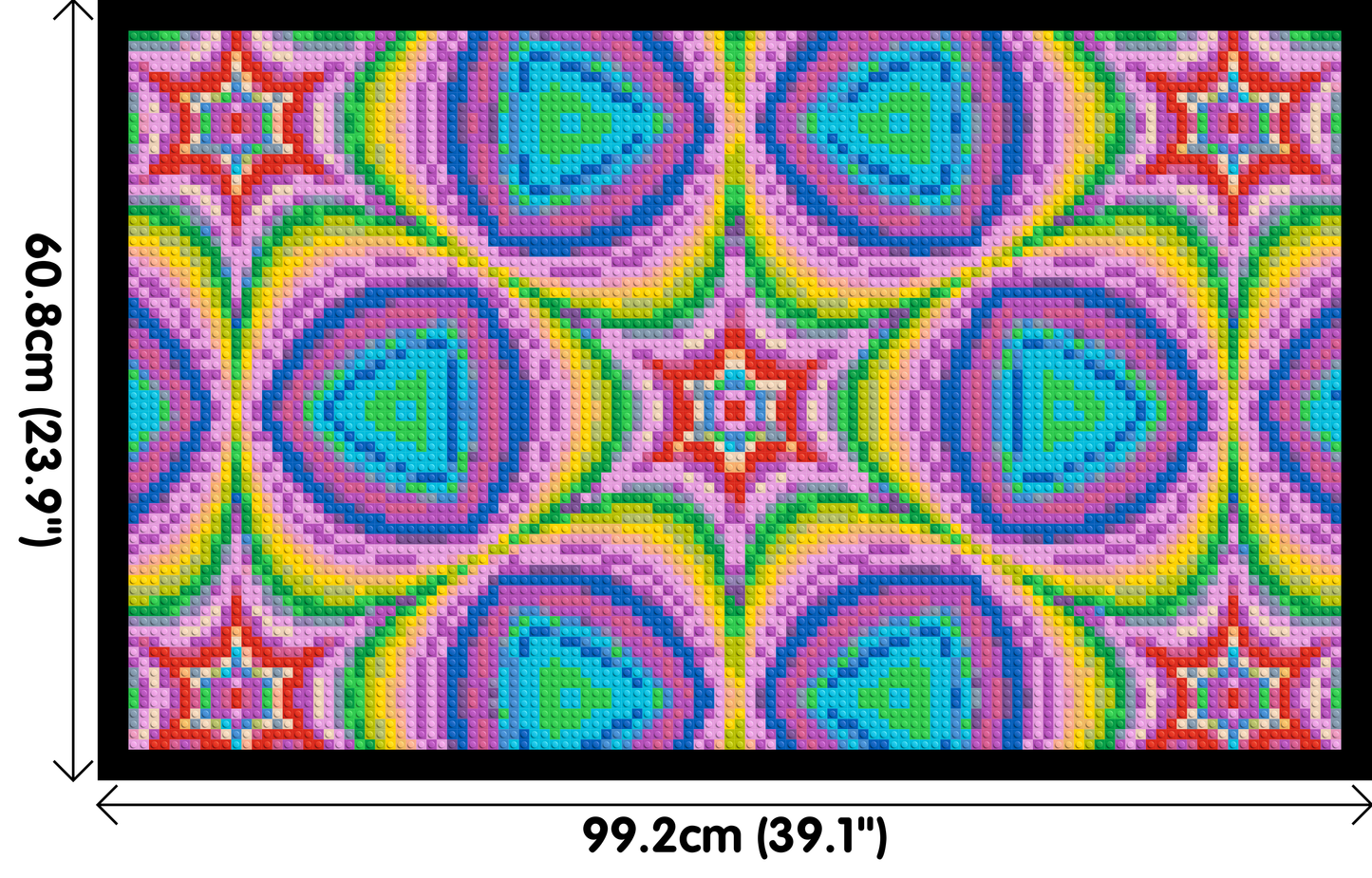 Abstract Pattern #2 - Brick Art Mosaic Kit 5x3 large